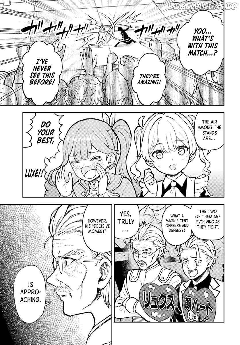 I was reincarnated as the villain with evil eyes, so I aim to be a mob character Chapter 7.2 - page 8