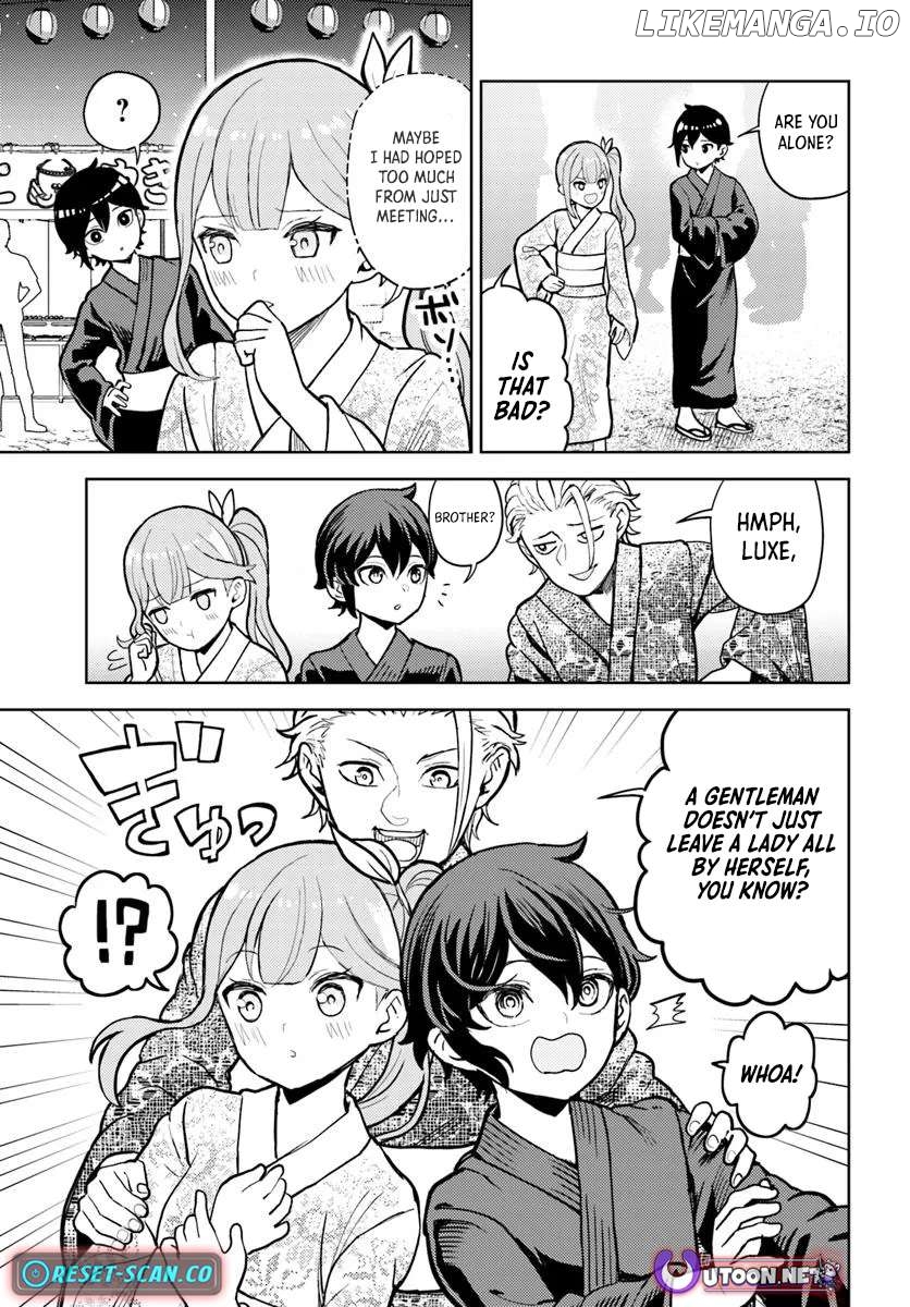 I was reincarnated as the villain with evil eyes, so I aim to be a mob character Chapter 8.1 - page 5