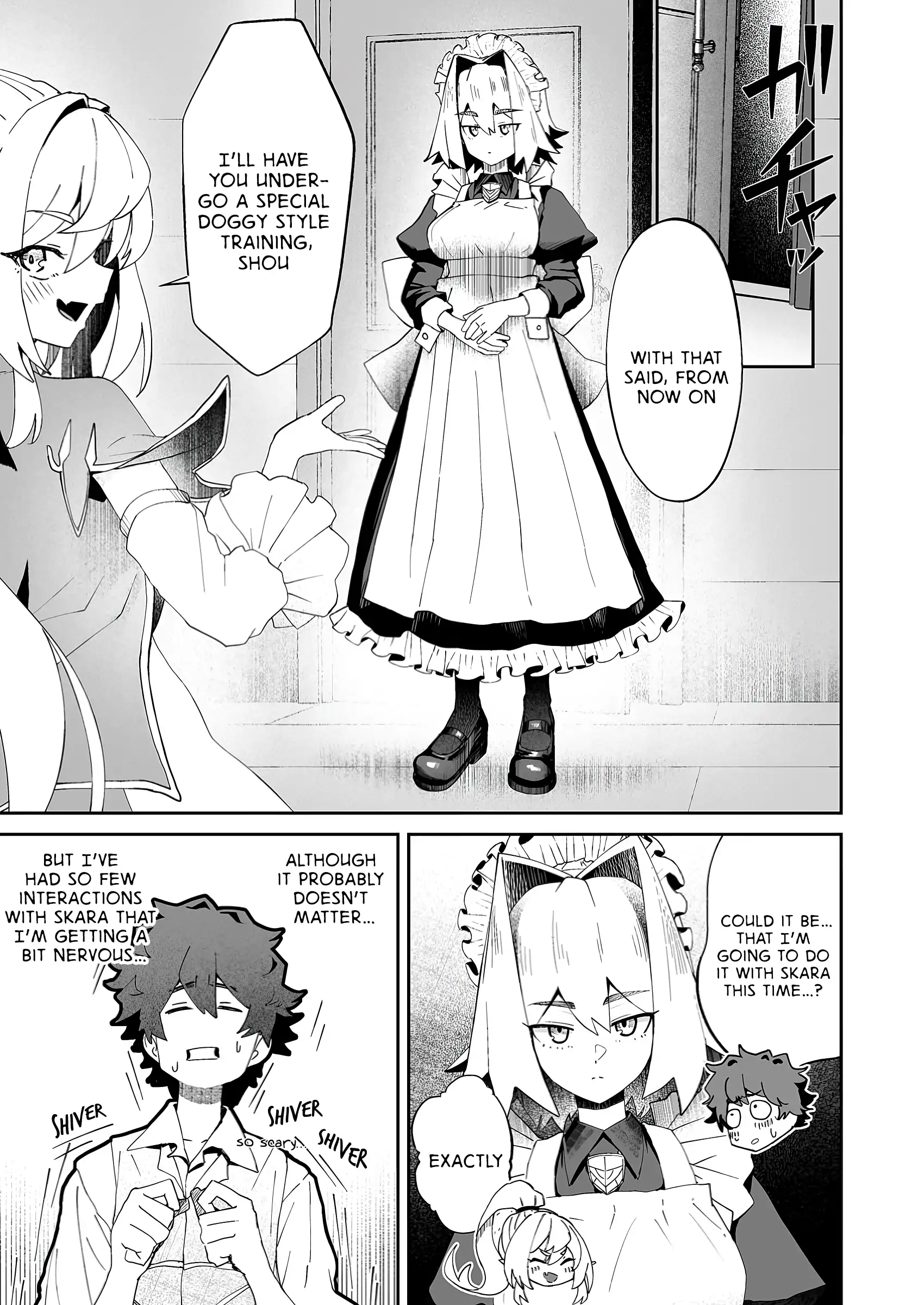 Makutsu no Ou ~Yomei Ikkagetsu no Doutei, Mahou Shoujo Harem o Kizuite Ou e Kunrinsu~ Chapter 7 - page 9