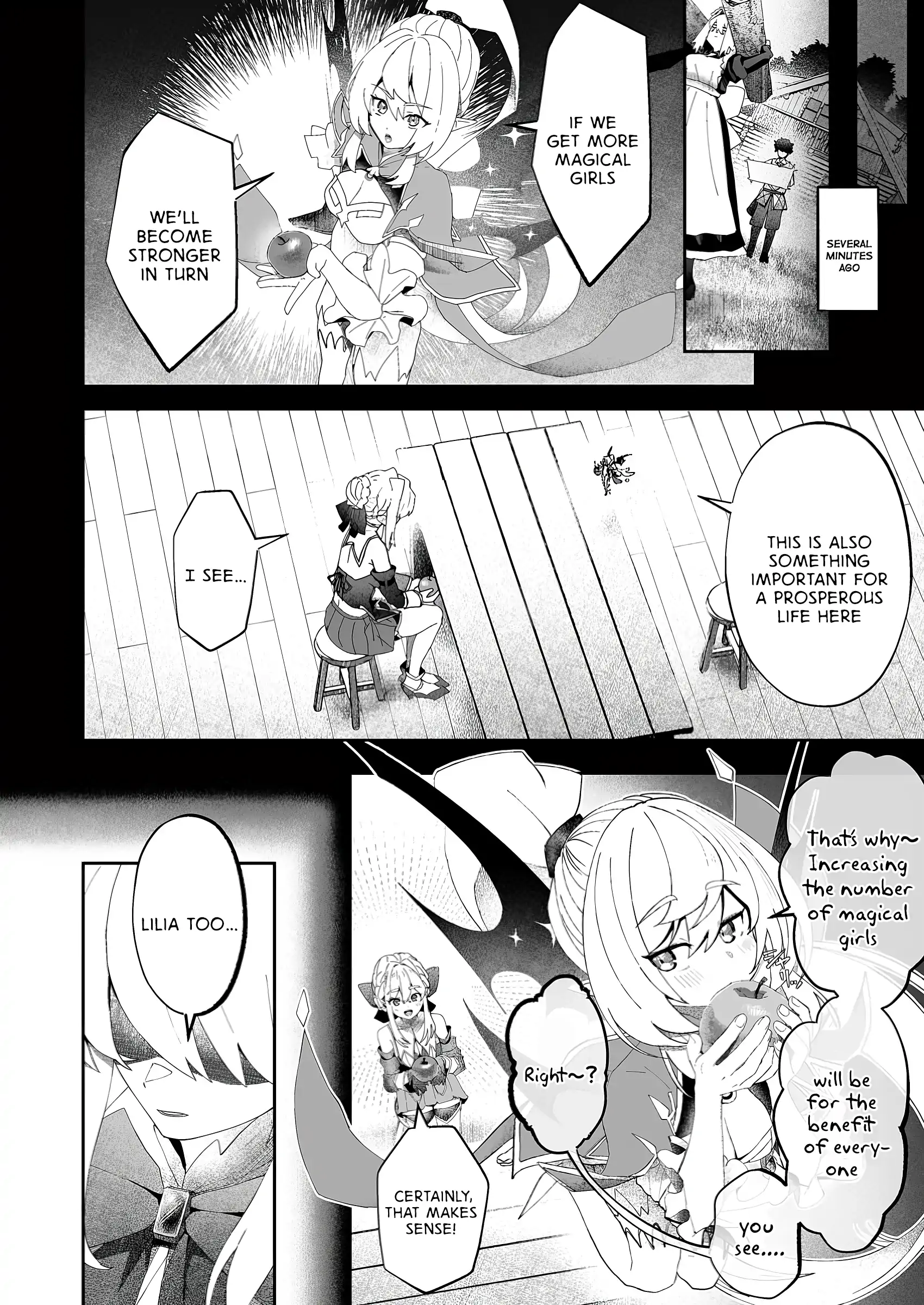 Makutsu no Ou ~Yomei Ikkagetsu no Doutei, Mahou Shoujo Harem o Kizuite Ou e Kunrinsu~ Chapter 7 - page 20