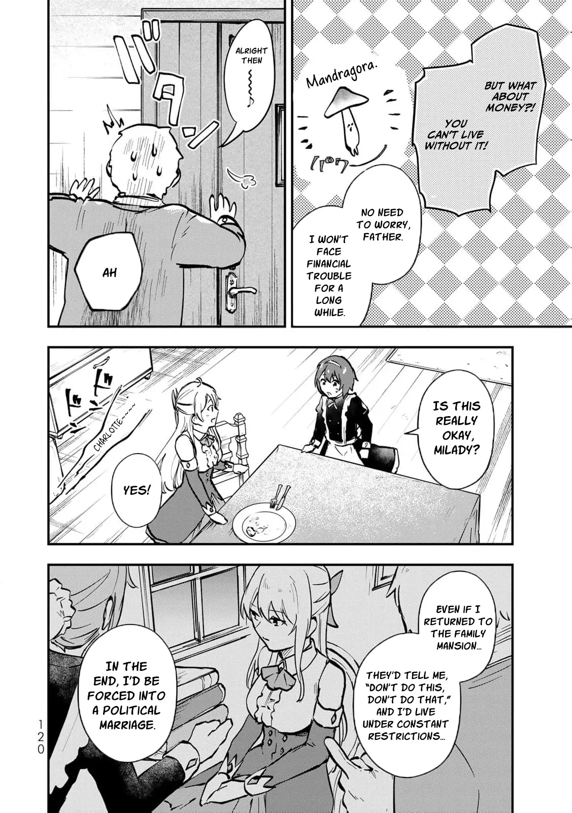 [Pakupaku desu wa] Tsuihousareta Ojou-sama no "Monster wo Taberu Hodo Tsuyoku Naru" Skill wa, 1-shoku de 1 Level Up suru Zendaimimon no Saikyou Skill deshita. 3-nichi de Jinrui Saikyou ni narimashita wa~! Chapter 8 - page 14