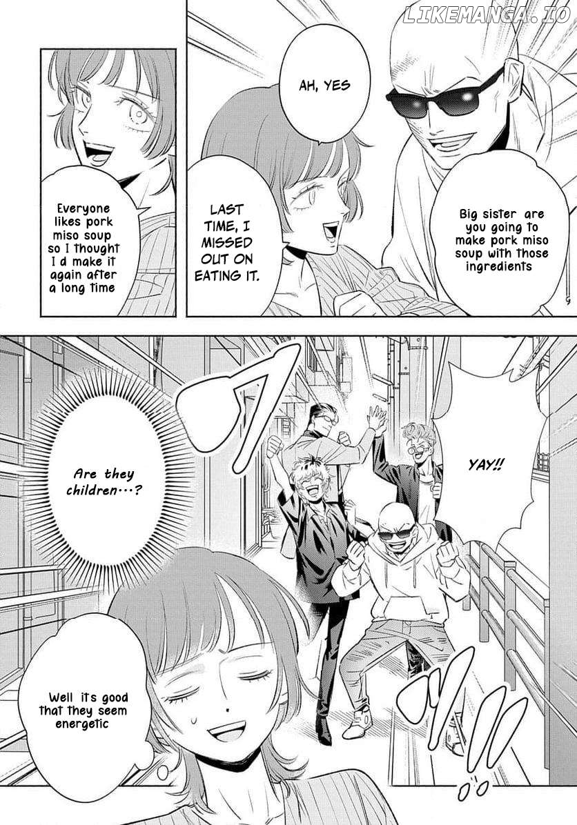 Yakuza love is too heavy for a girl who cooks rice Chapter 7 - page 24