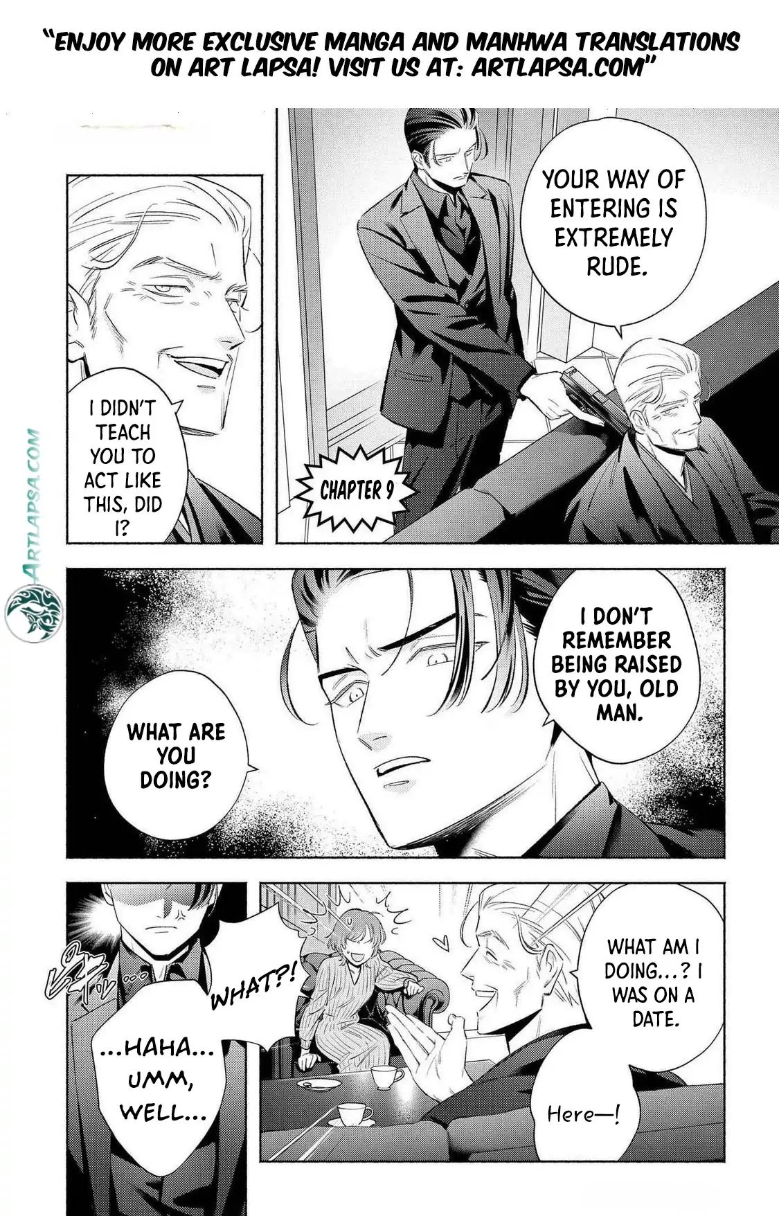 Yakuza love is too heavy for a girl who cooks rice Chapter 9 - page 1