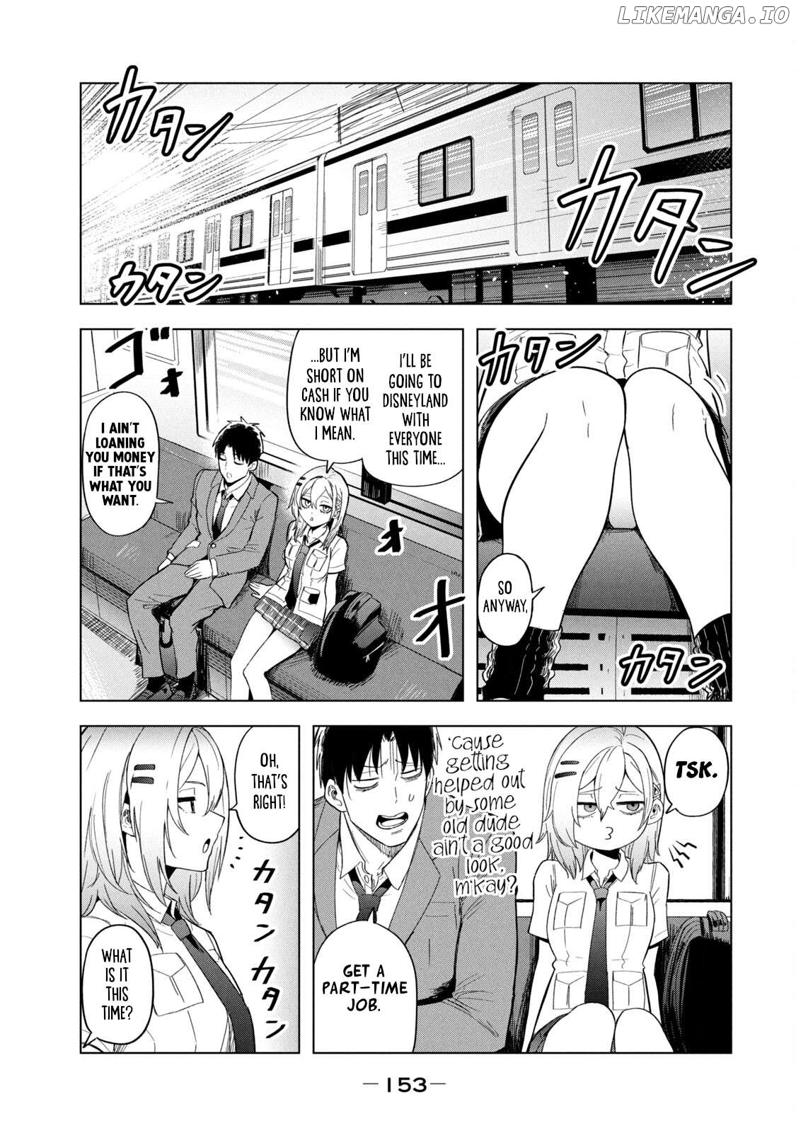 Asa no Tsuukin Densha de, Yatara to Hanashikakete Kuru Joshikousei. Chapter 10 - page 1