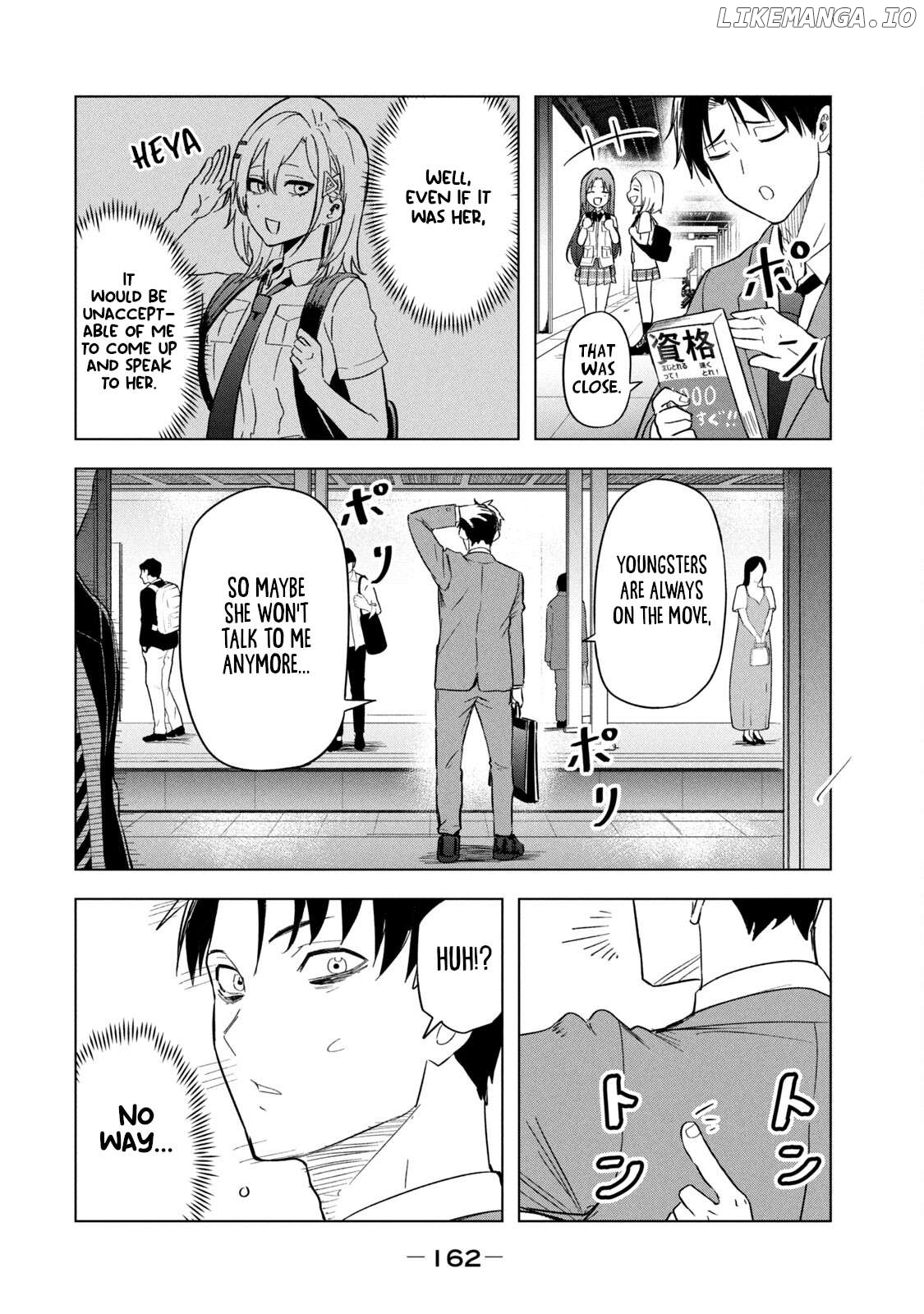 Asa no Tsuukin Densha de, Yatara to Hanashikakete Kuru Joshikousei. Chapter 10 - page 10