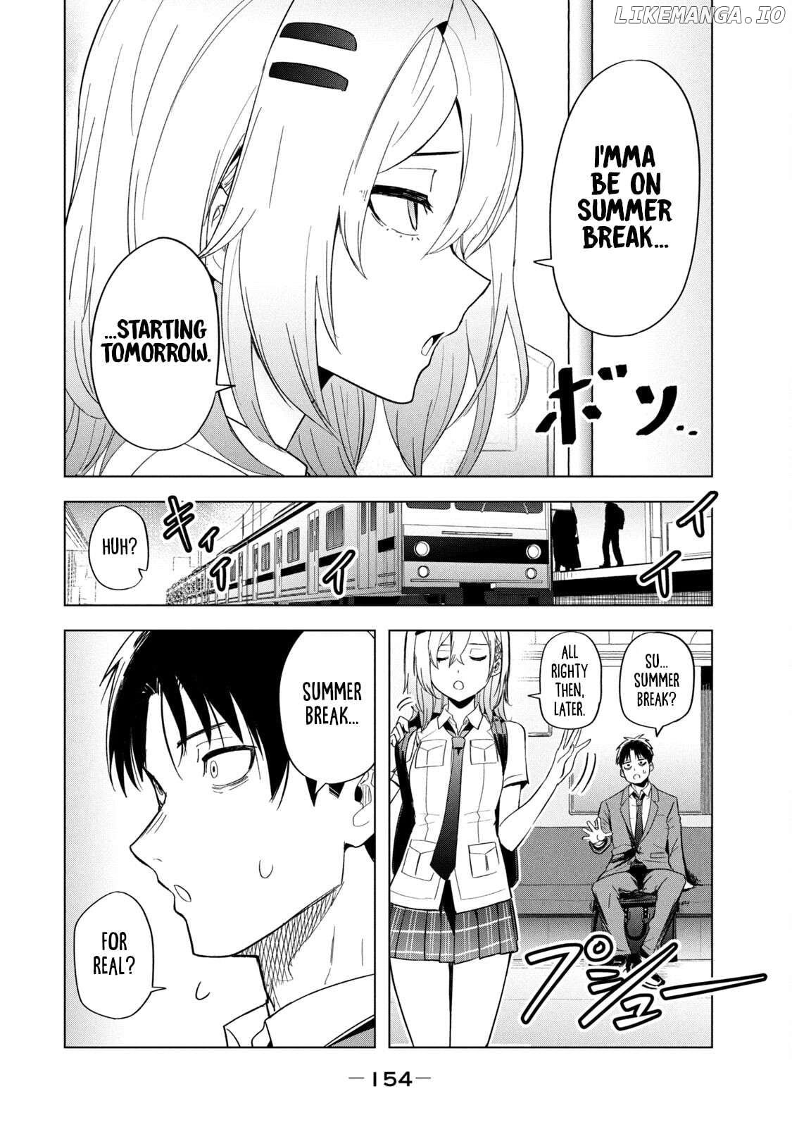 Asa no Tsuukin Densha de, Yatara to Hanashikakete Kuru Joshikousei. Chapter 10 - page 2