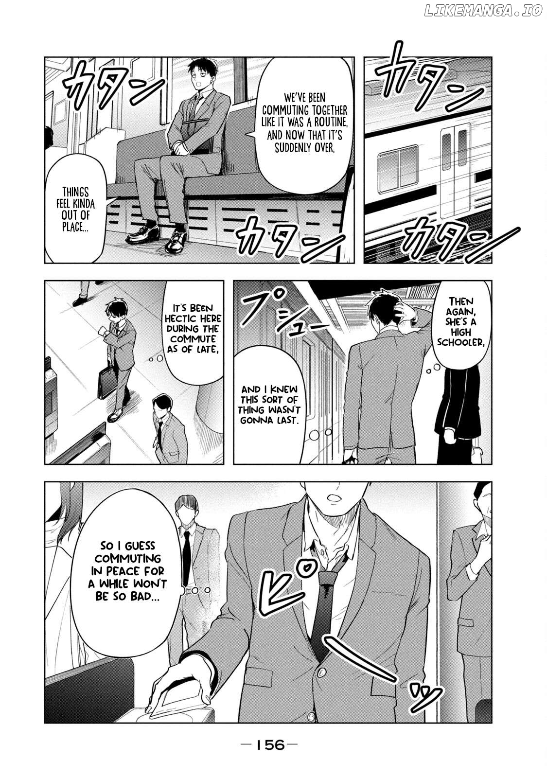 Asa no Tsuukin Densha de, Yatara to Hanashikakete Kuru Joshikousei. Chapter 10 - page 4