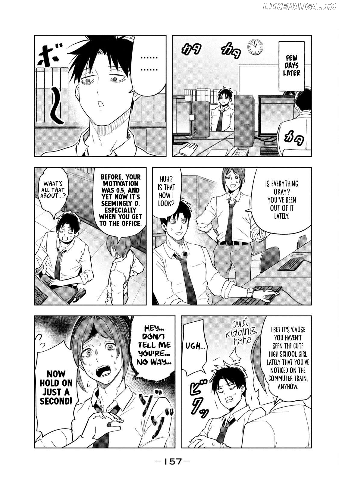 Asa no Tsuukin Densha de, Yatara to Hanashikakete Kuru Joshikousei. Chapter 10 - page 5