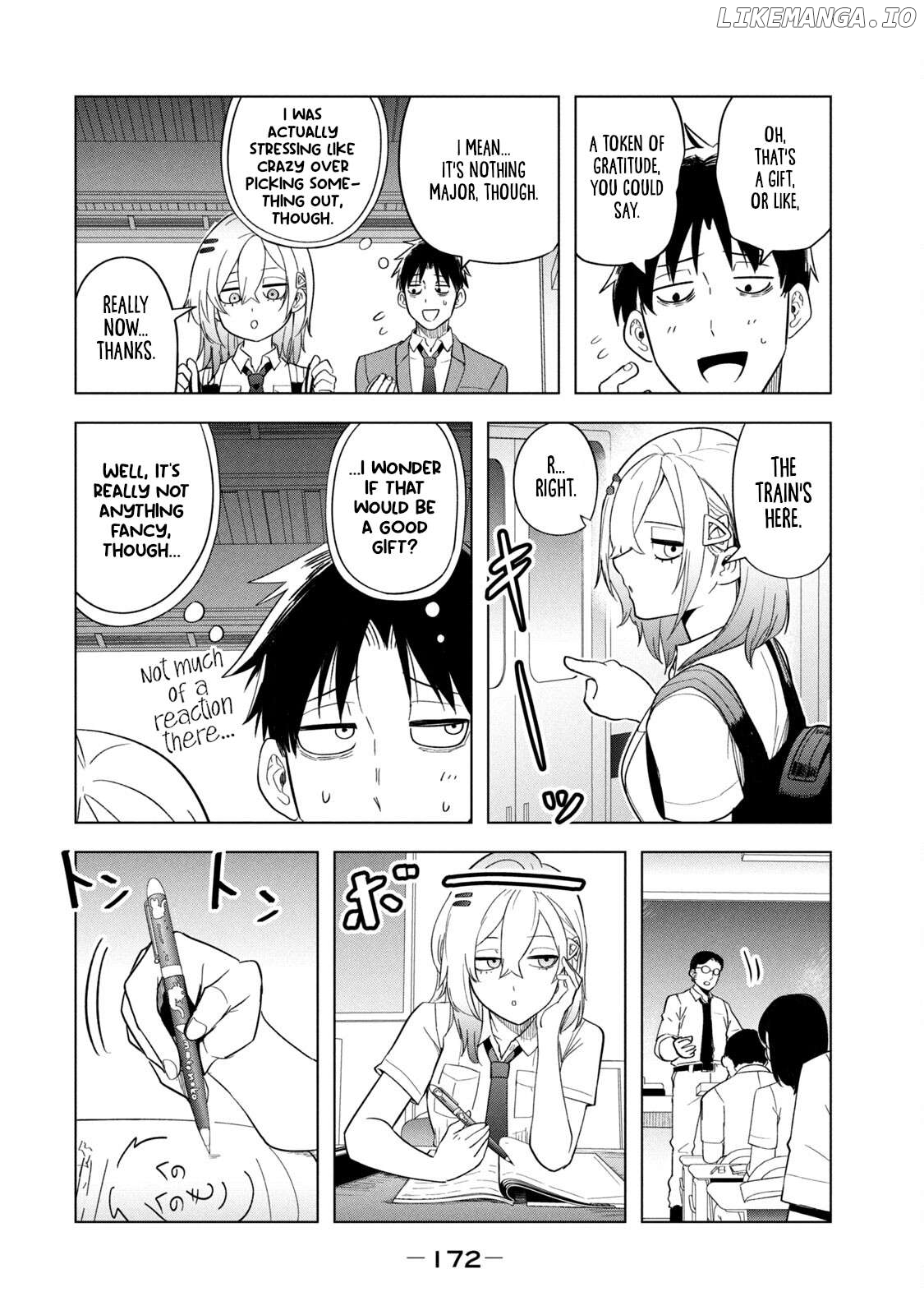 Asa no Tsuukin Densha de, Yatara to Hanashikakete Kuru Joshikousei. Chapter 10.1 - page 2