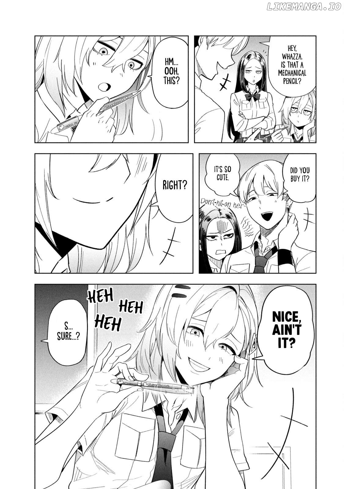 Asa no Tsuukin Densha de, Yatara to Hanashikakete Kuru Joshikousei. Chapter 10.1 - page 3