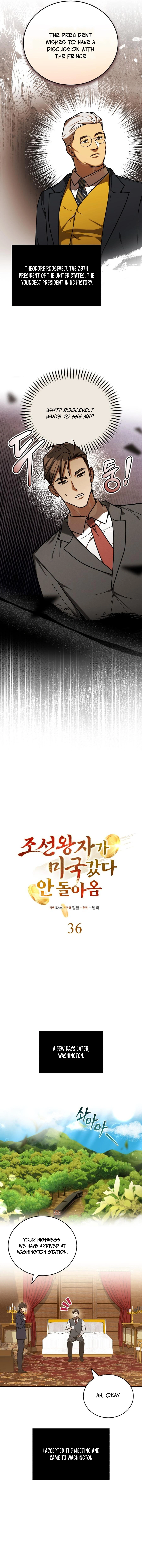 The Joseon prince went to America and didn’t return Chapter 36 - page 2