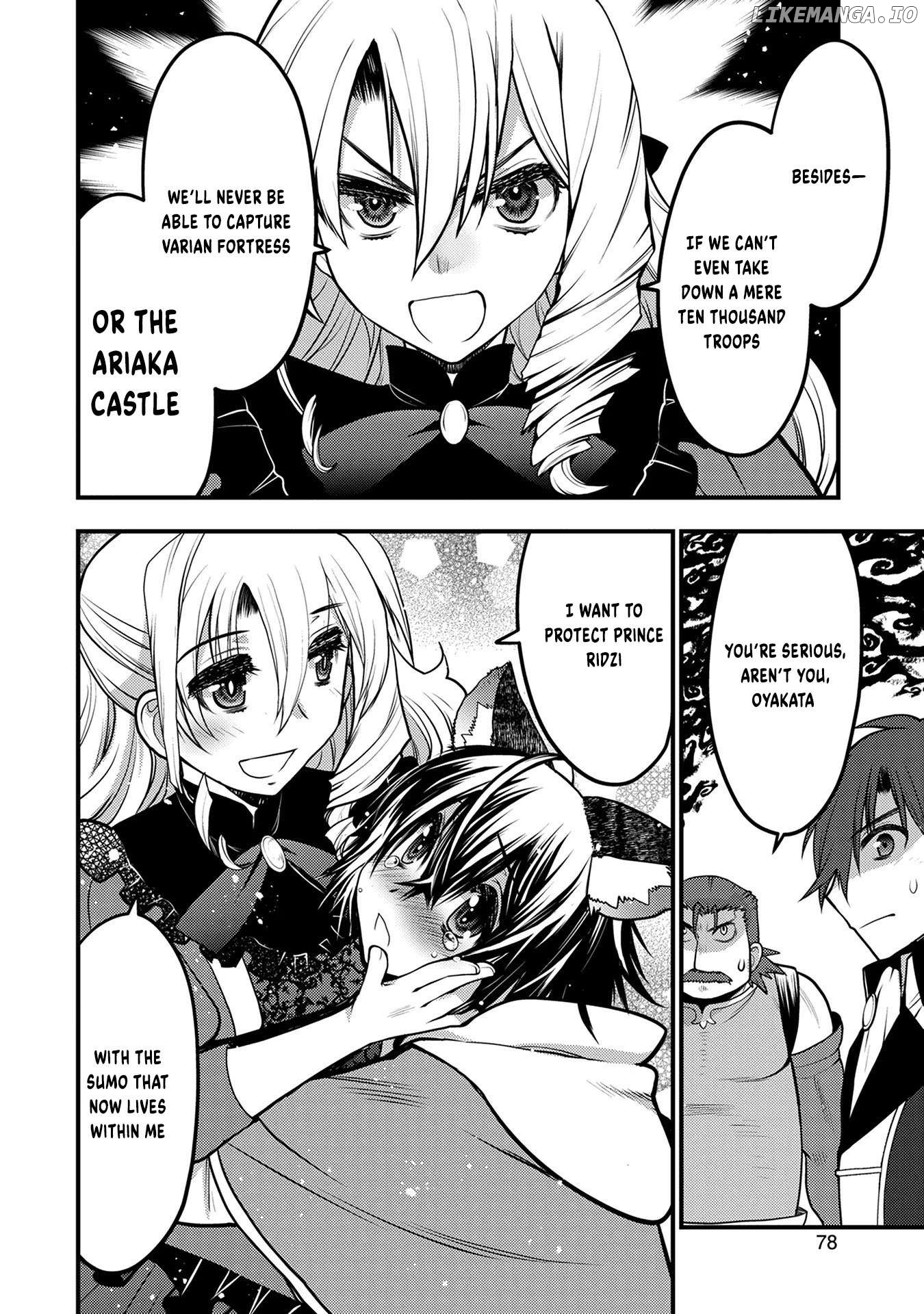 Oozumou Reijou ~Seijo ni Hirateuchi wo Kuratta Shunkan Sumou Budatta Zense wo Omoidashita Akuyaku Reijou no Watashi wa sute Neko Ouji ni Chanko wo Furumaitai Haadosukoidosukoi~ Chapter 6 - page 37