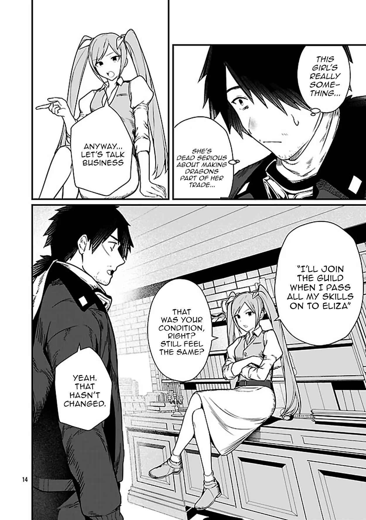 Zero Sen Ace, Isekai de Saikyou no Ryuu Kishi ni naru! Chapter 3.1 - page 14