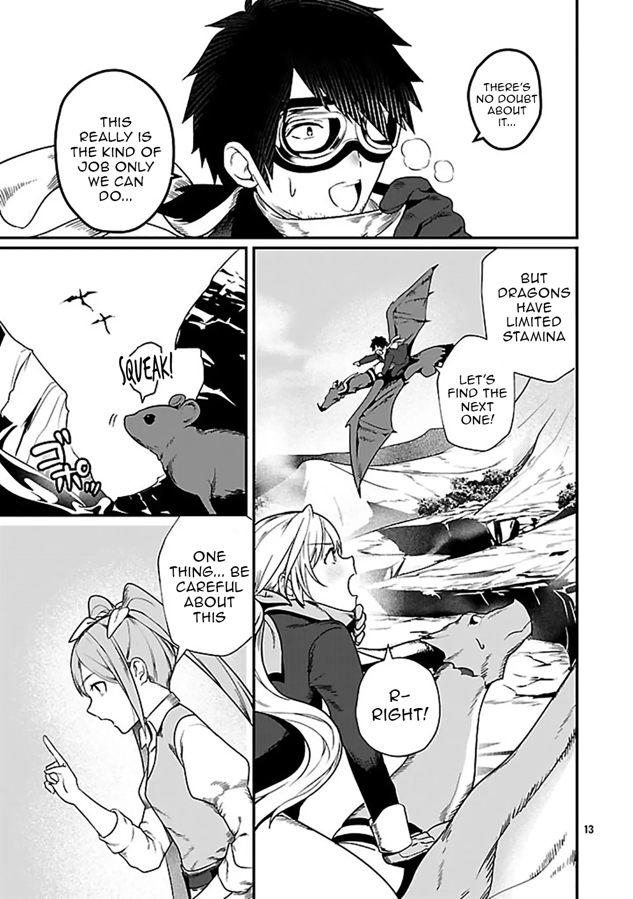 Zero Sen Ace, Isekai de Saikyou no Ryuu Kishi ni naru! Chapter 3.2 - page 13