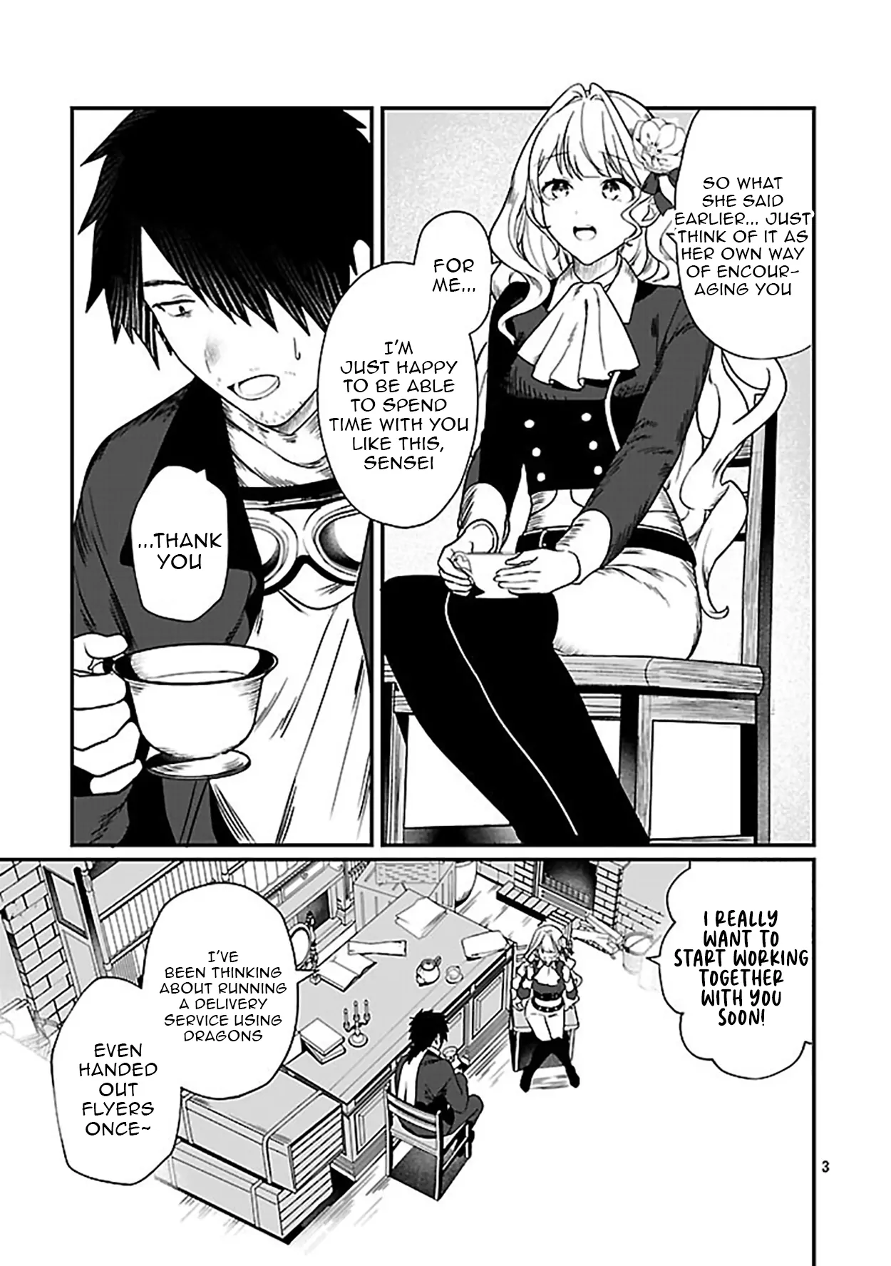 Zero Sen Ace, Isekai de Saikyou no Ryuu Kishi ni naru! Chapter 3.2 - page 3