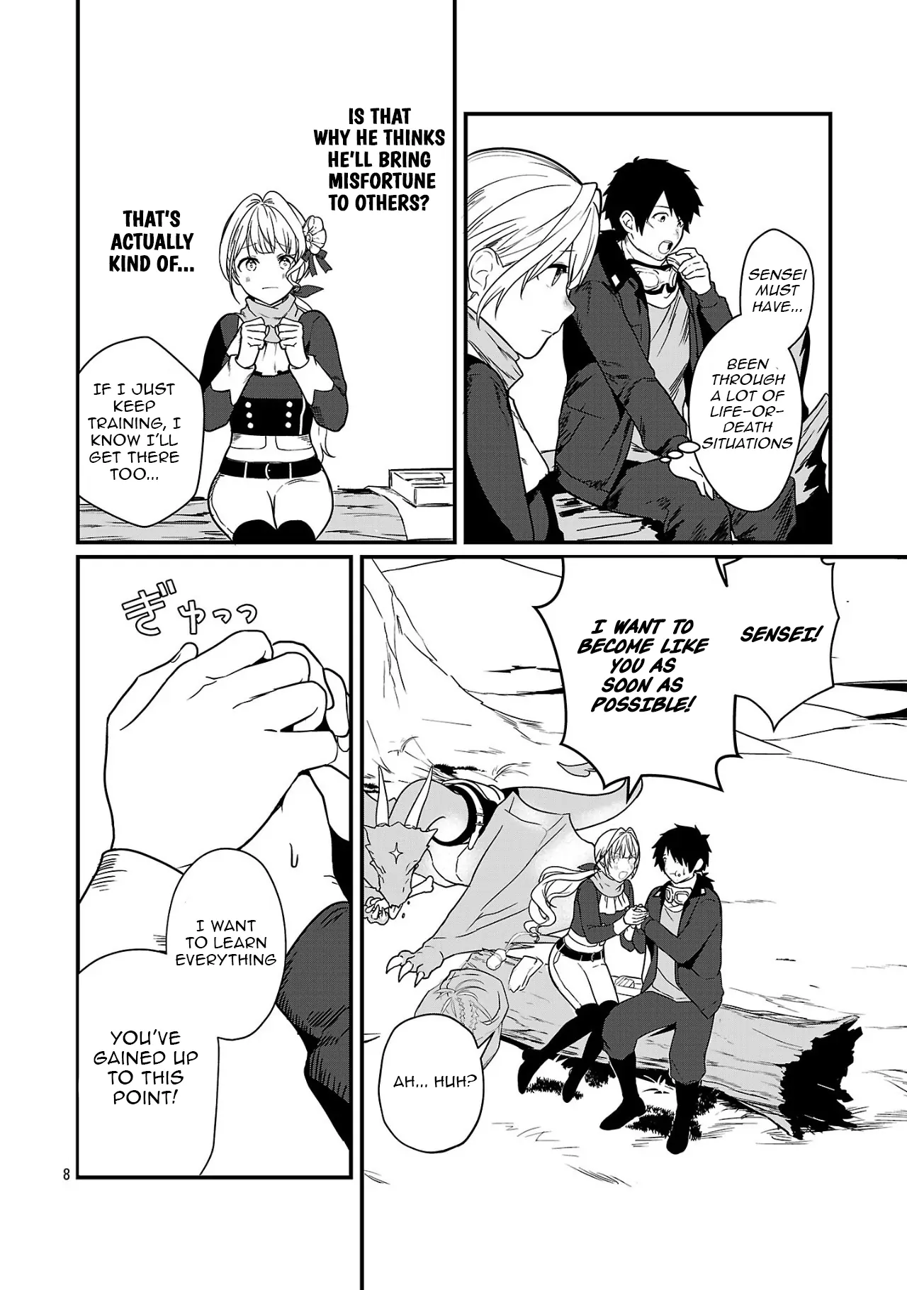 Zero Sen Ace, Isekai de Saikyou no Ryuu Kishi ni naru! Chapter 4.1 - page 8