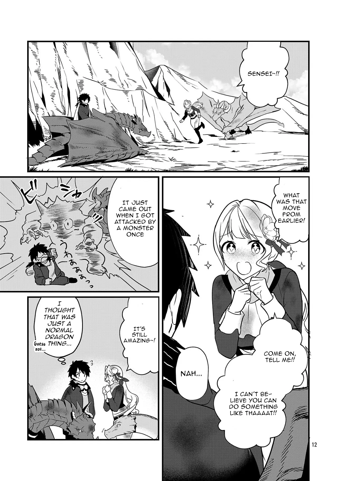 Zero Sen Ace, Isekai de Saikyou no Ryuu Kishi ni naru! Chapter 4.2 - page 12