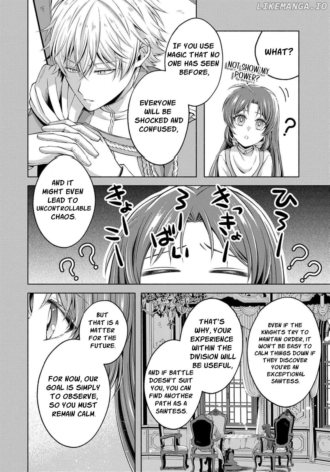 The reincarnated great saintess hides her true identity with all her might Chapter 6 - page 33