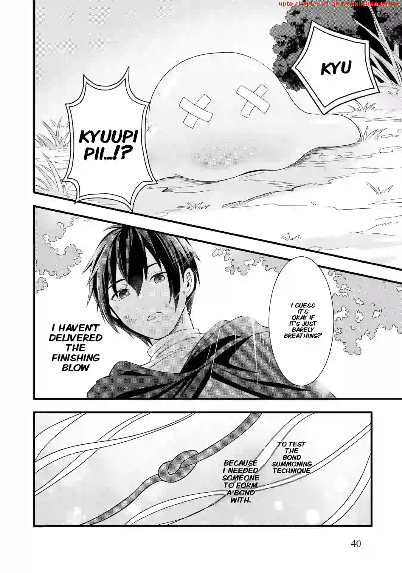 THE KNIGHT, DISOWNED AFTER DROPPING OUT, MASTERS THE TRANSCENDENT SKILL “BOND SUMMONING TECHNIQUE” AND BECOMES THE STRONGEST Chapter 2 - page 14