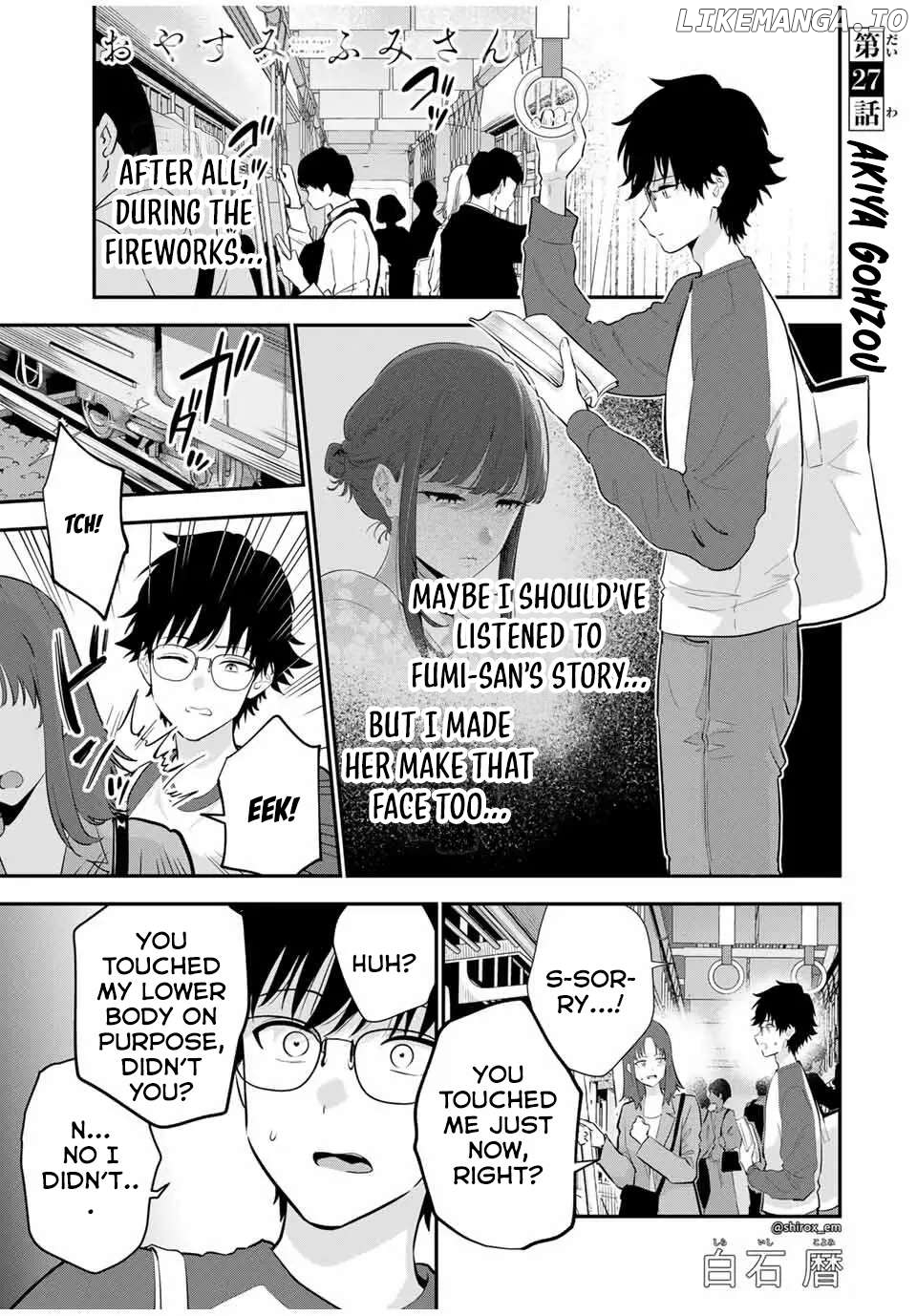 Oyasumi Fumi-san Chapter 27 - page 2