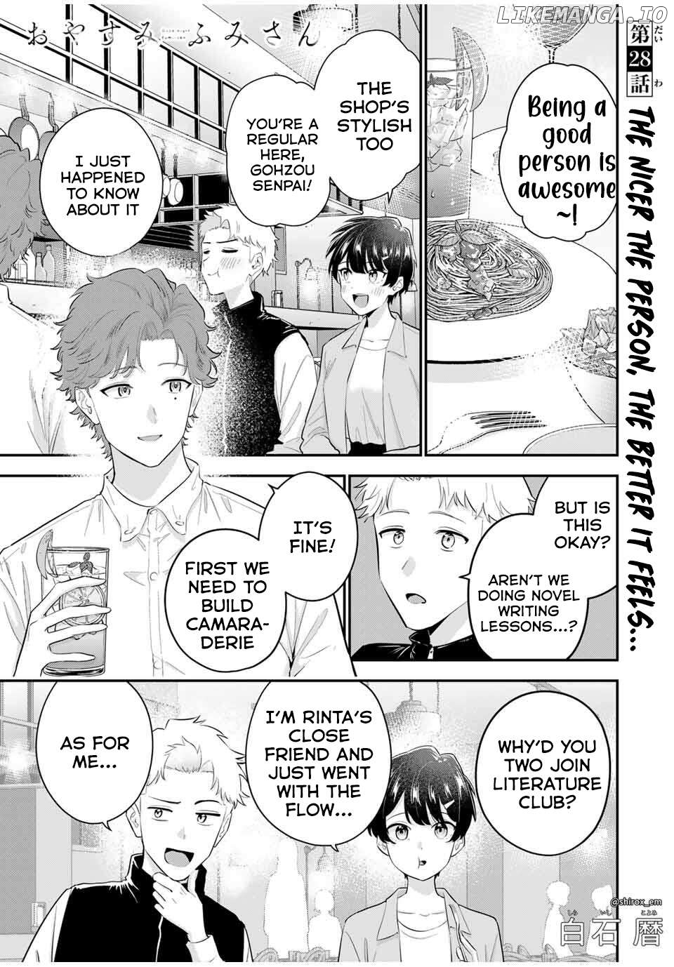 Oyasumi Fumi-san Chapter 28 - page 2
