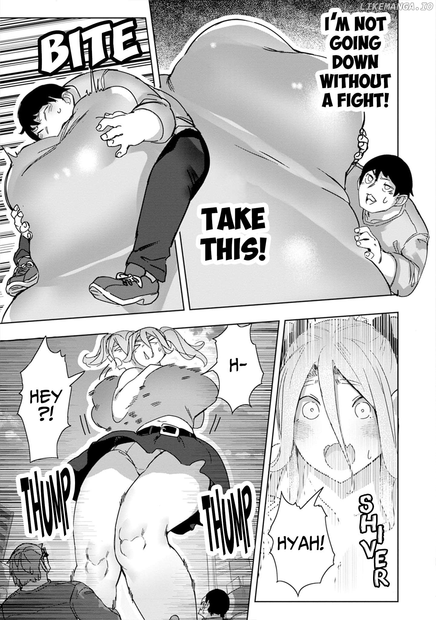 Uo Dekka – Kyonyuu Kyojiri Koushinchou Gyaru-chan wa Boku ni Koi Shiteru – Anthology Comic Chapter 4 - page 12
