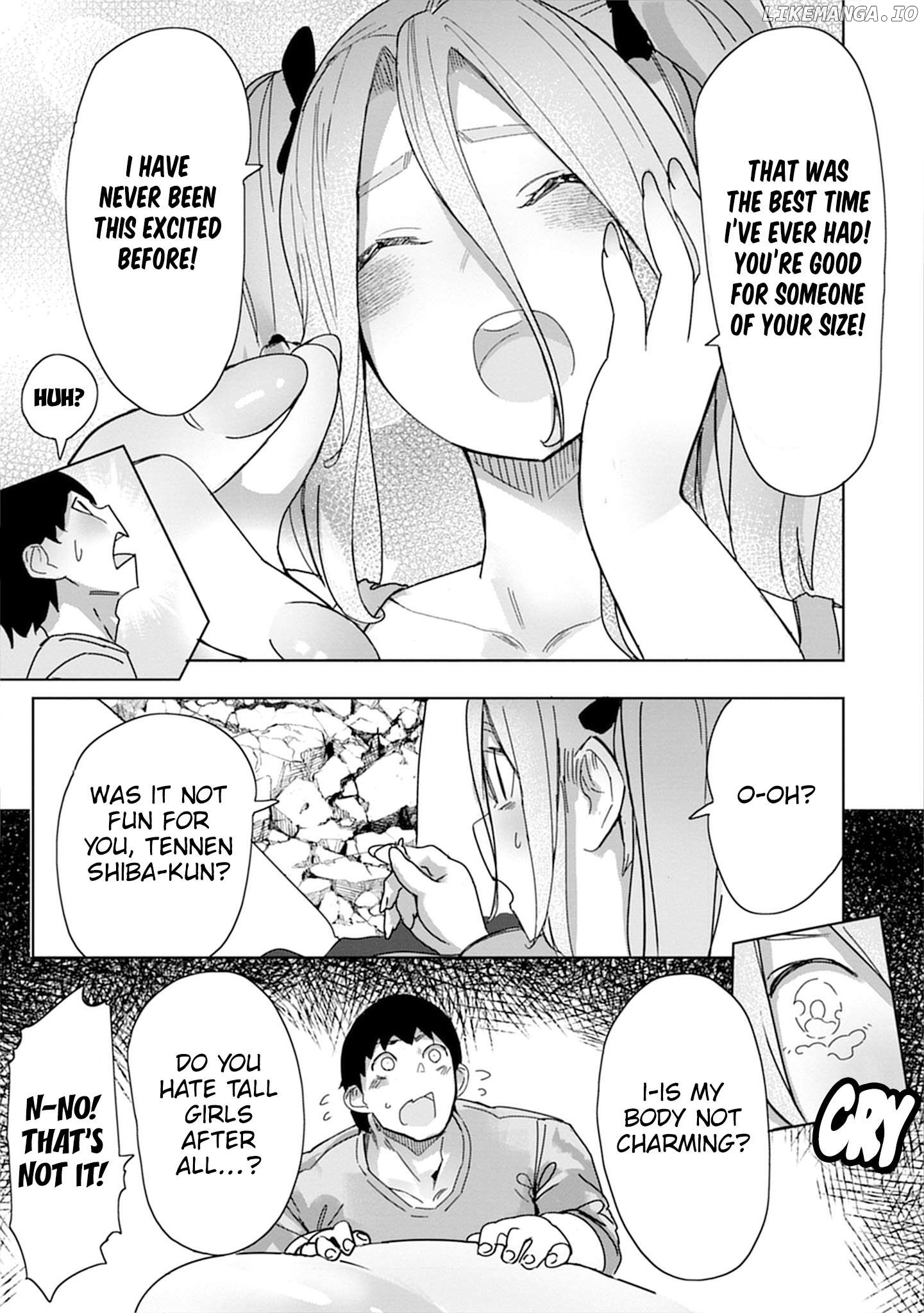 Uo Dekka – Kyonyuu Kyojiri Koushinchou Gyaru-chan wa Boku ni Koi Shiteru – Anthology Comic Chapter 4 - page 19