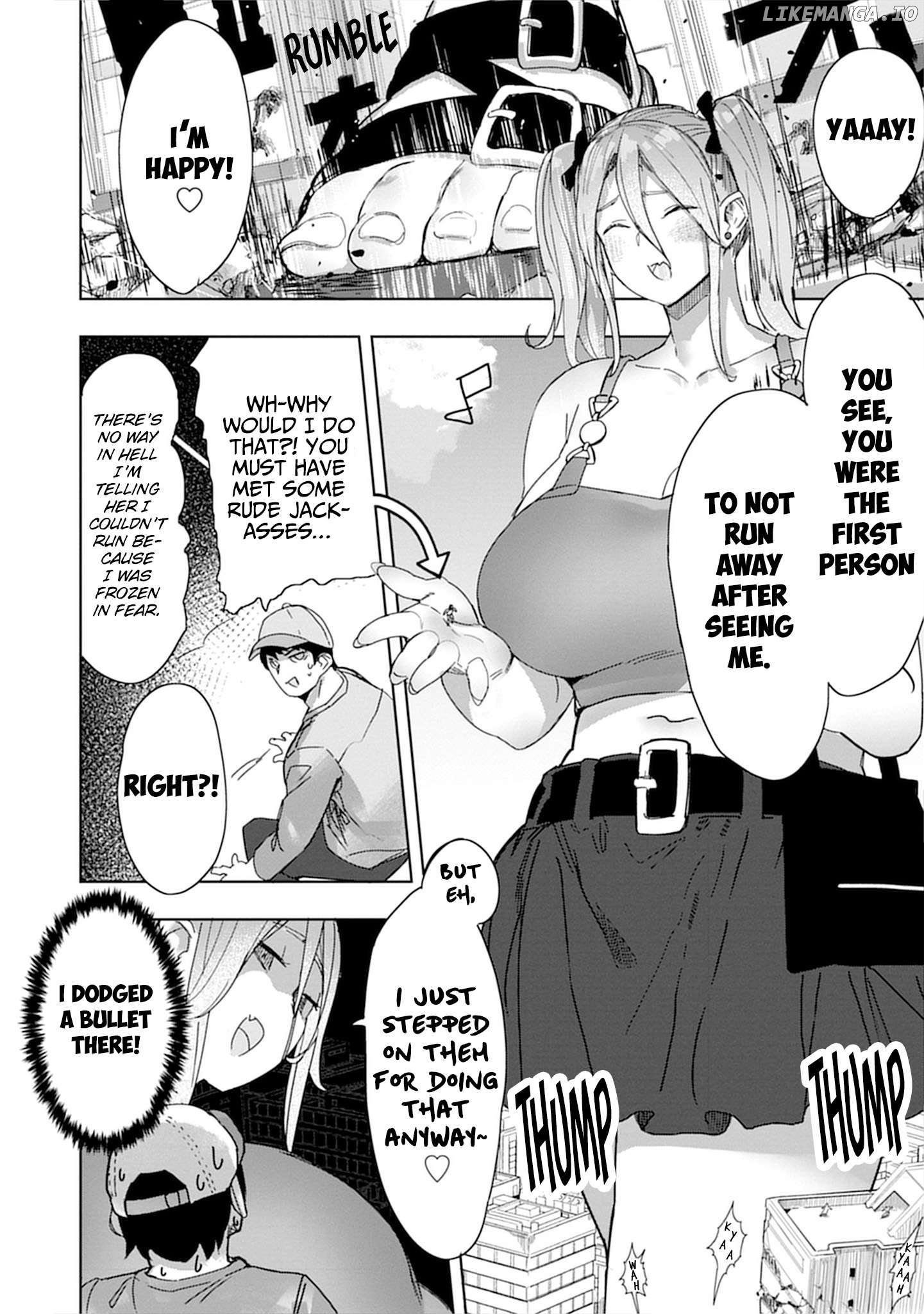 Uo Dekka – Kyonyuu Kyojiri Koushinchou Gyaru-chan wa Boku ni Koi Shiteru – Anthology Comic Chapter 4 - page 5