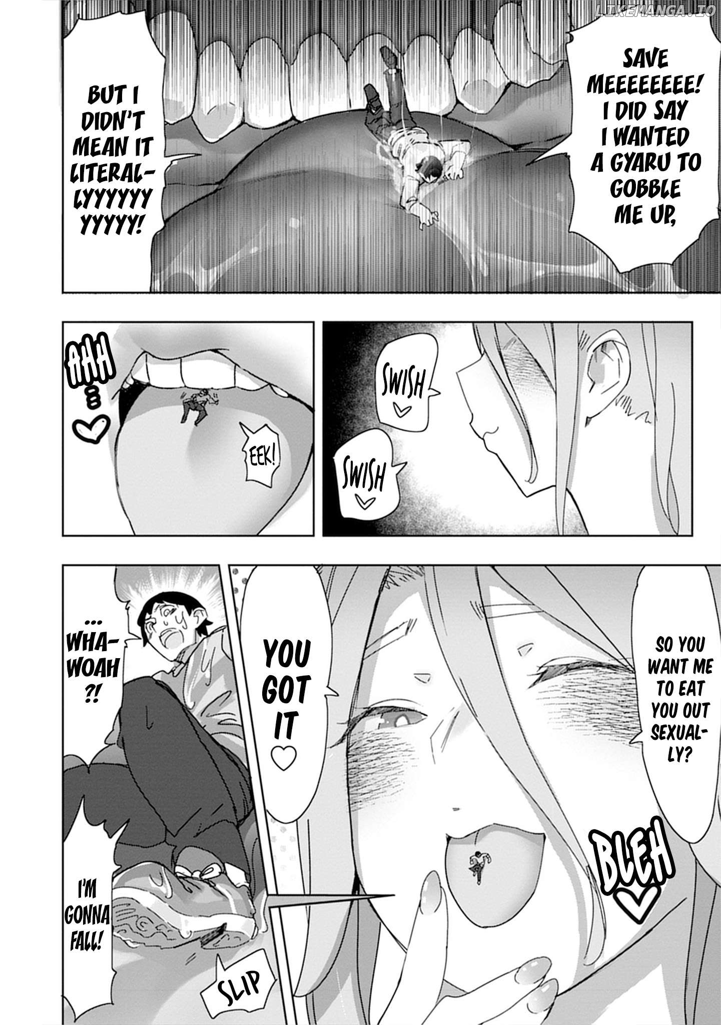 Uo Dekka – Kyonyuu Kyojiri Koushinchou Gyaru-chan wa Boku ni Koi Shiteru – Anthology Comic Chapter 4 - page 9