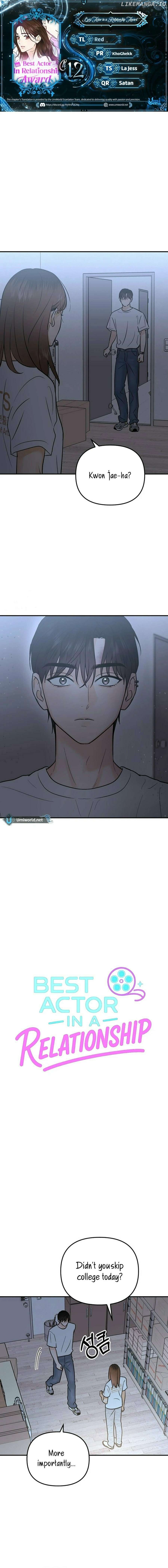 Best Actor in a Relationship Awardard Chapter 12 - page 1