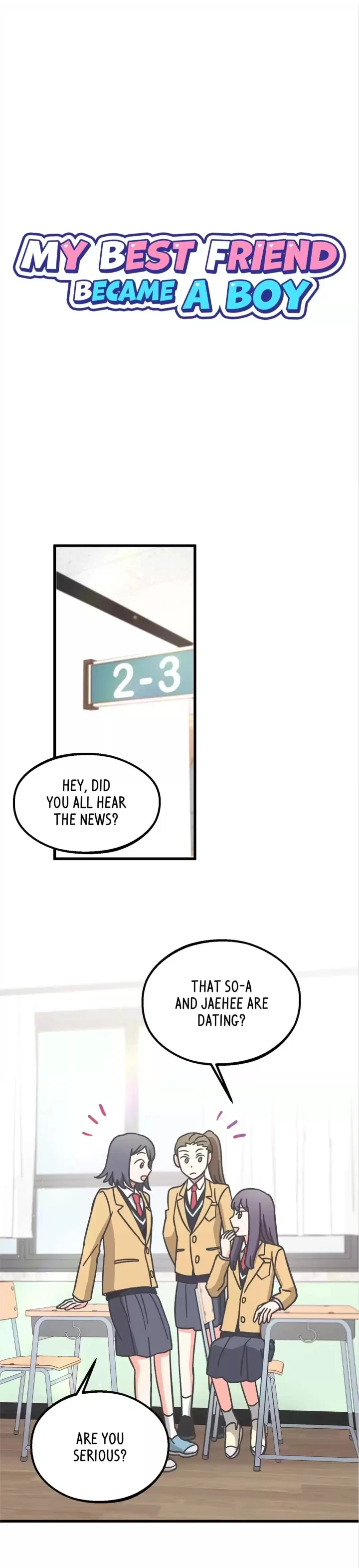 One Day, My Best Friend Turned into a Man Chapter 39 - page 1