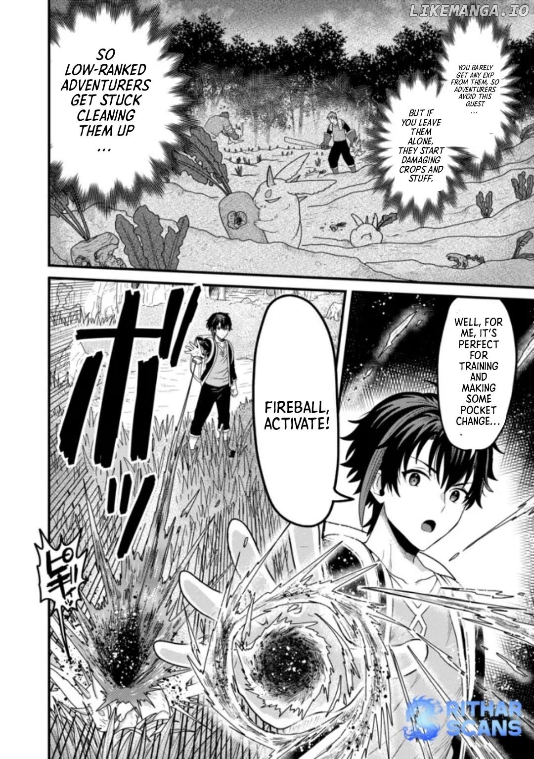 Zen Jidou Mahou [Auto Magic] no Cost Performance Musou "Seichou Speed ga Chou Osoi" to Tsuihou Sareta ga, Houchishite mo Keikenchi ga Atsumaru Mitai Desu Chapter 4.1 - page 8