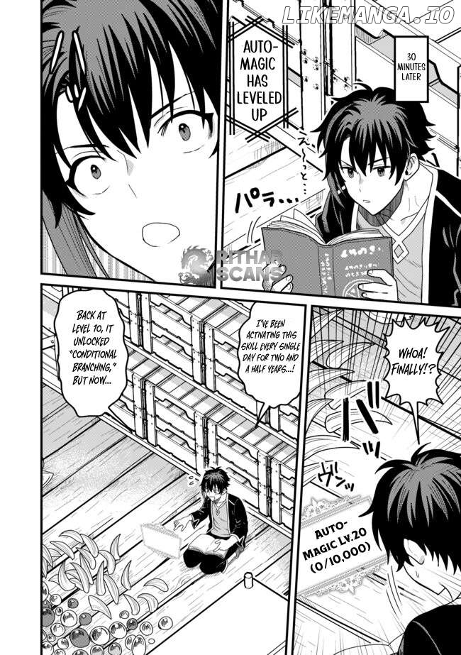 Zen Jidou Mahou [Auto Magic] no Cost Performance Musou "Seichou Speed ga Chou Osoi" to Tsuihou Sareta ga, Houchishite mo Keikenchi ga Atsumaru Mitai Desu Chapter 5.1 - page 4