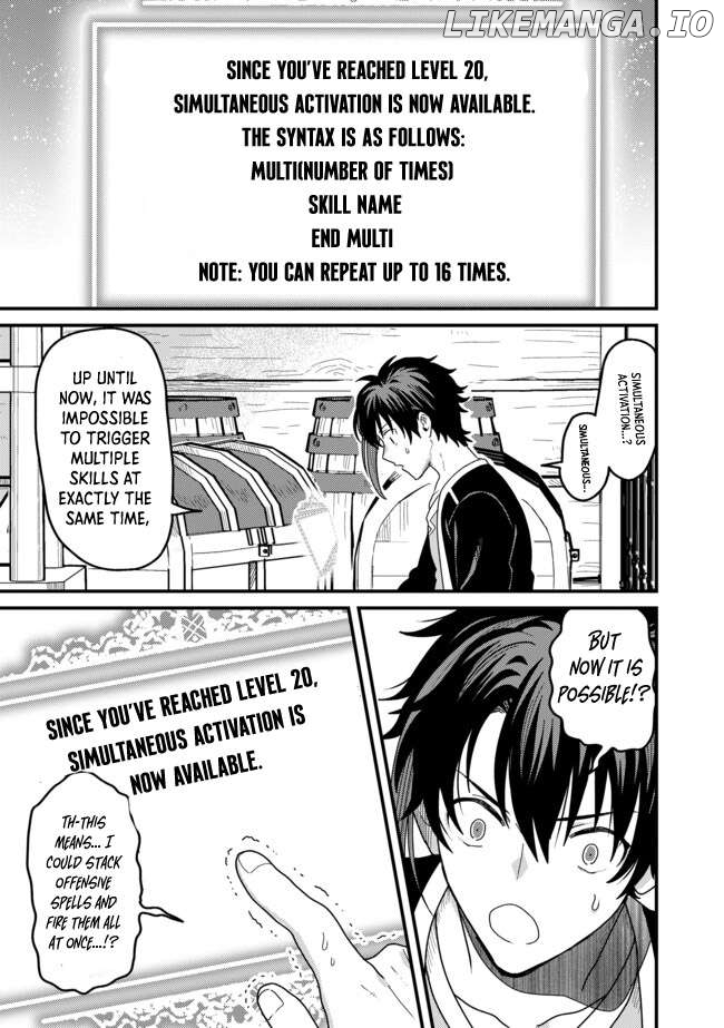 Zen Jidou Mahou [Auto Magic] no Cost Performance Musou "Seichou Speed ga Chou Osoi" to Tsuihou Sareta ga, Houchishite mo Keikenchi ga Atsumaru Mitai Desu Chapter 5.1 - page 5