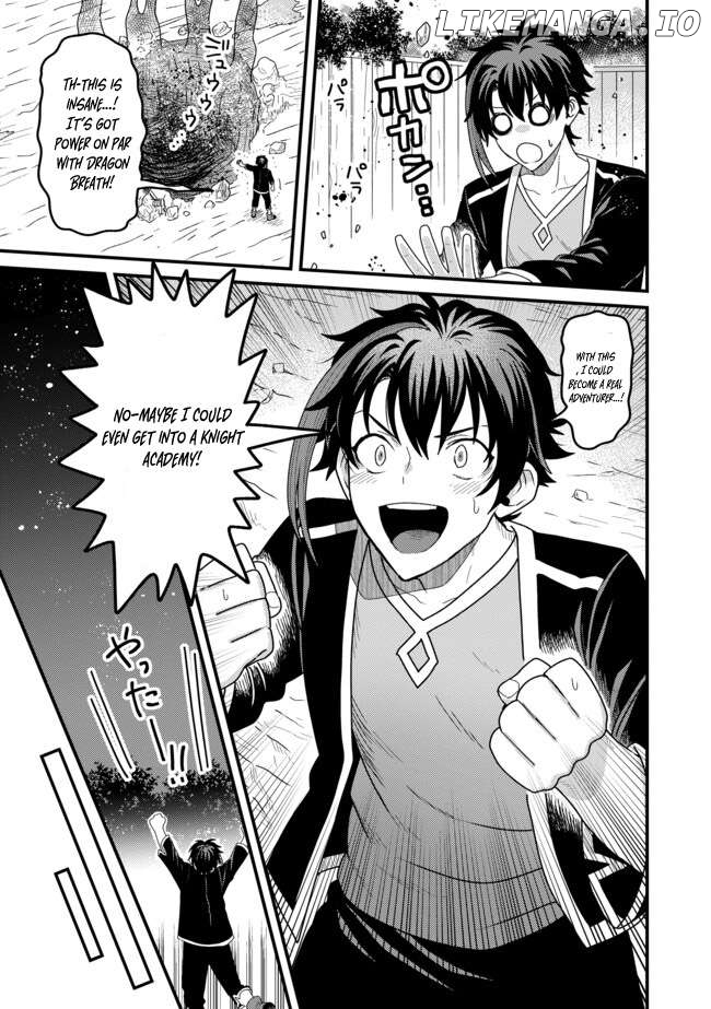 Zen Jidou Mahou [Auto Magic] no Cost Performance Musou "Seichou Speed ga Chou Osoi" to Tsuihou Sareta ga, Houchishite mo Keikenchi ga Atsumaru Mitai Desu Chapter 5.1 - page 9
