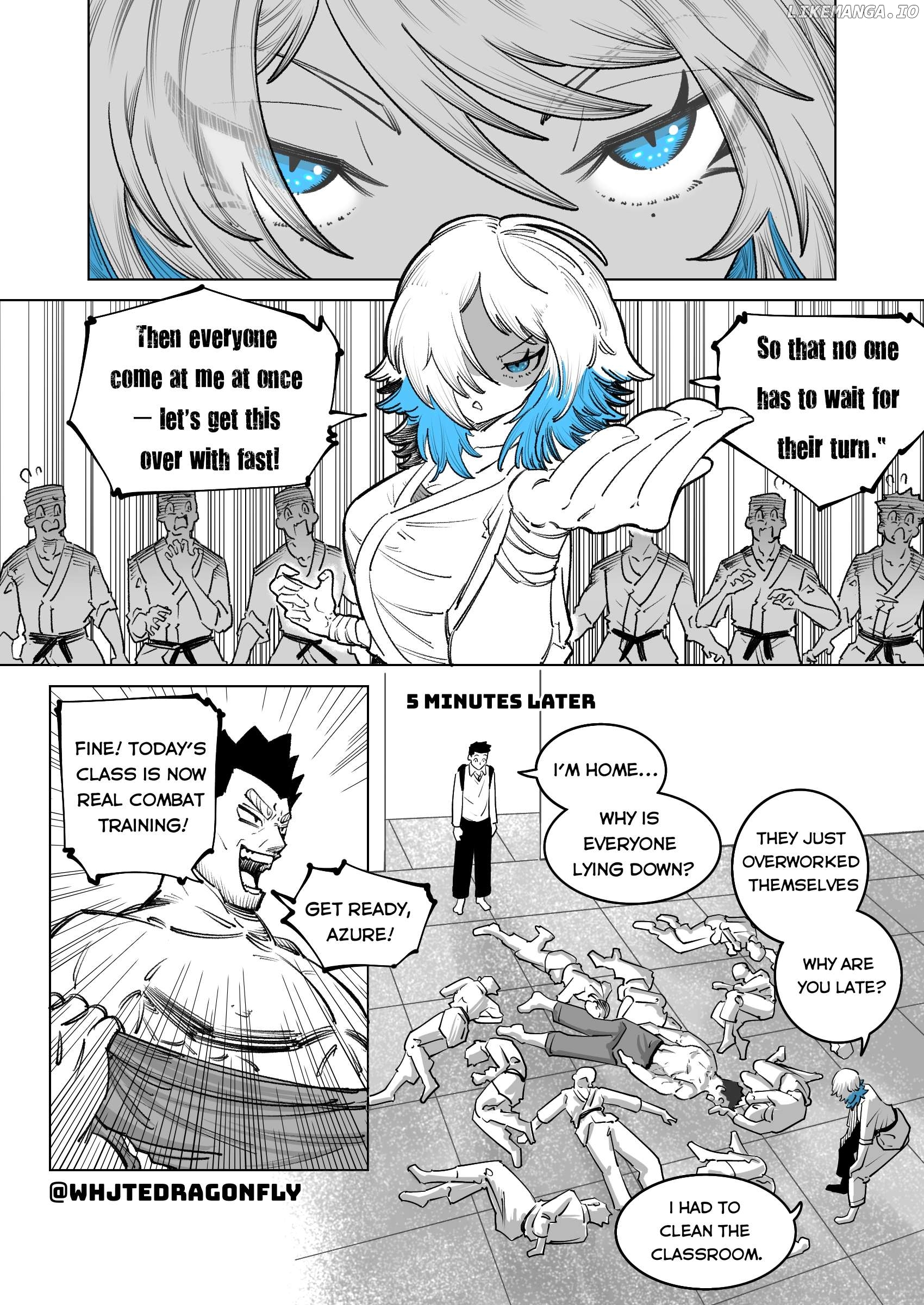 Azure Wants to Turn Me into the Ideal BF Chapter 4.5 - page 2