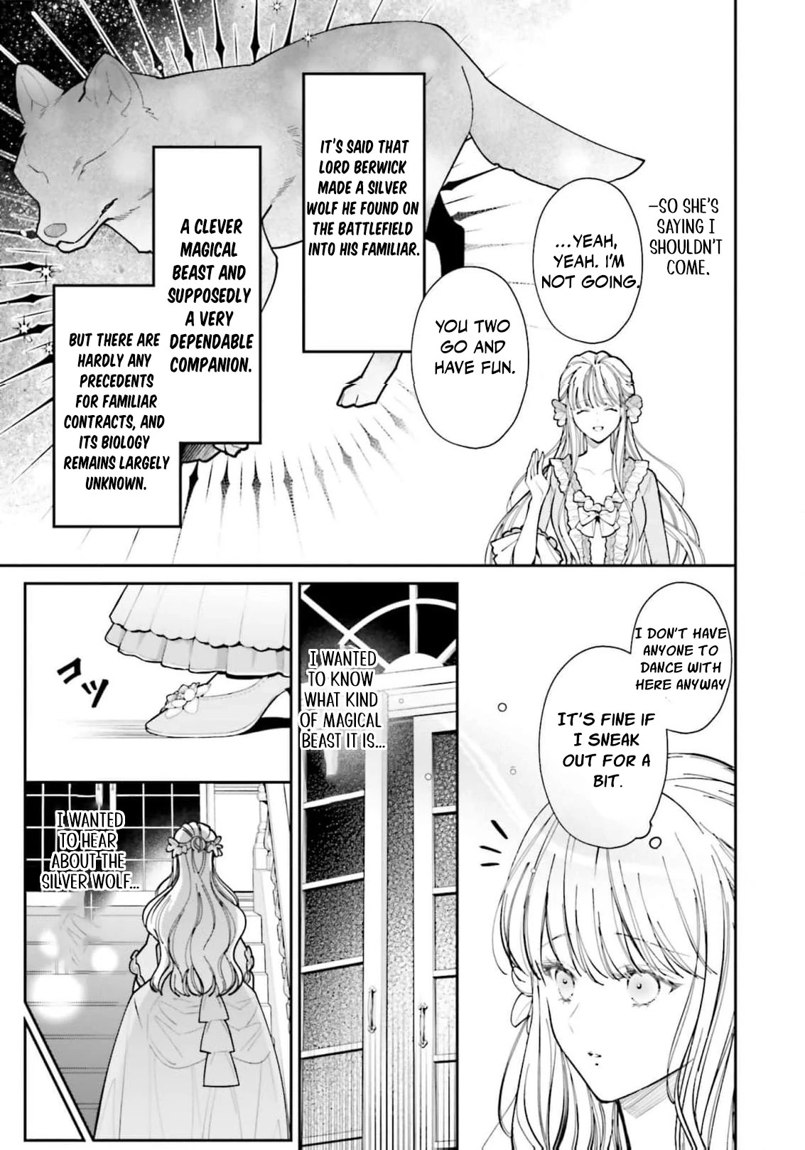 I Just Wanted to Pet Fluffy Animals. Why Is the Knight Commander Proposing?! Chapter 1 - page 11