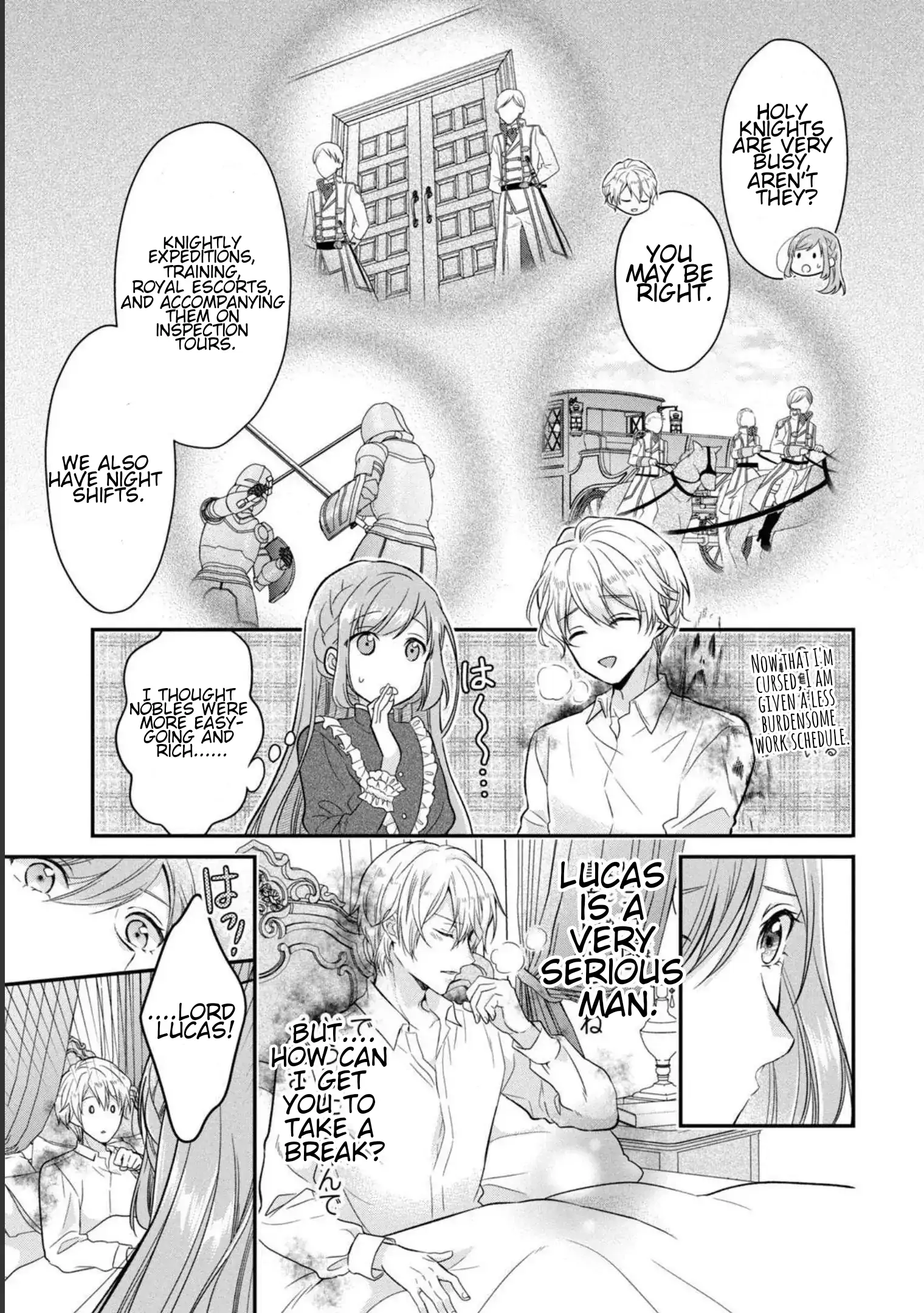 A Useless Saint and A Cursed Paladin <I Confessed to Make Memories but I was Proposed to Instead> Chapter 3.1 - page 7