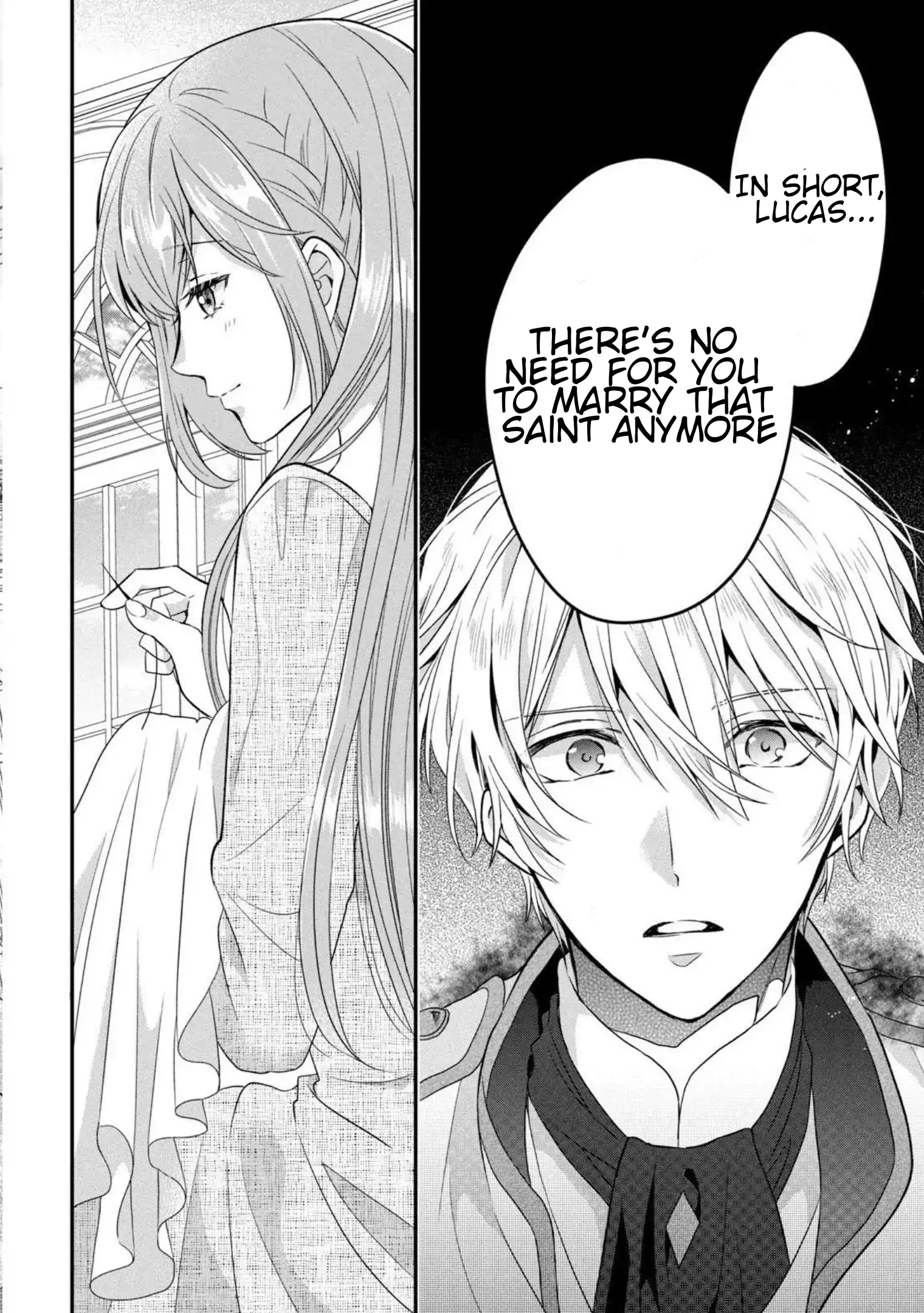 A Useless Saint and A Cursed Paladin <I Confessed to Make Memories but I was Proposed to Instead> Chapter 3.2 - page 20