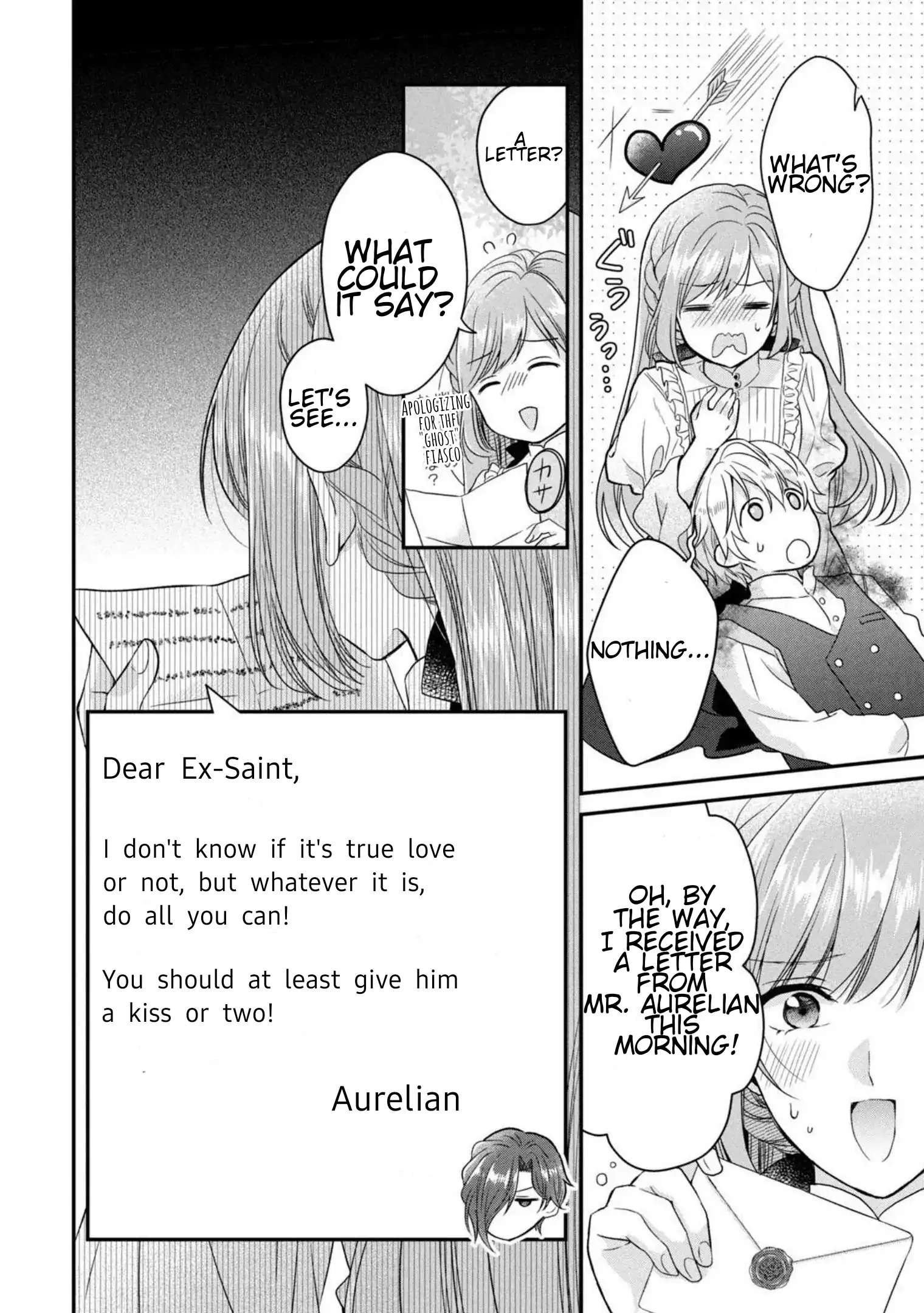 A Useless Saint and A Cursed Paladin <I Confessed to Make Memories but I was Proposed to Instead> Chapter 3.2 - page 4