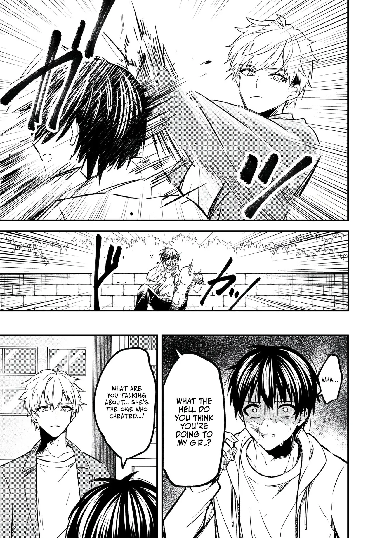 Jinsei Gyakuten ~Uwakisare, Enzai wo Kiserareta Orega, Gakuenichi no Bishoujo ni Natsukareru~ Chapter 1 - page 9