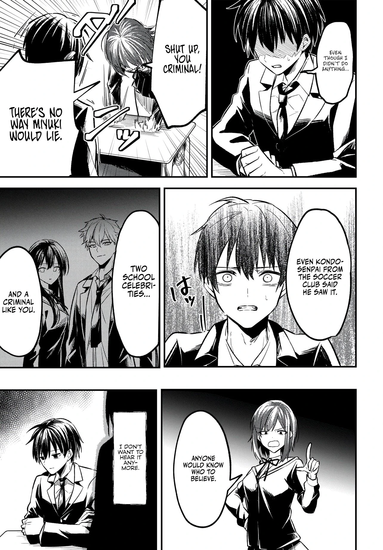 Jinsei Gyakuten ~Uwakisare, Enzai wo Kiserareta Orega, Gakuenichi no Bishoujo ni Natsukareru~ Chapter 1 - page 27