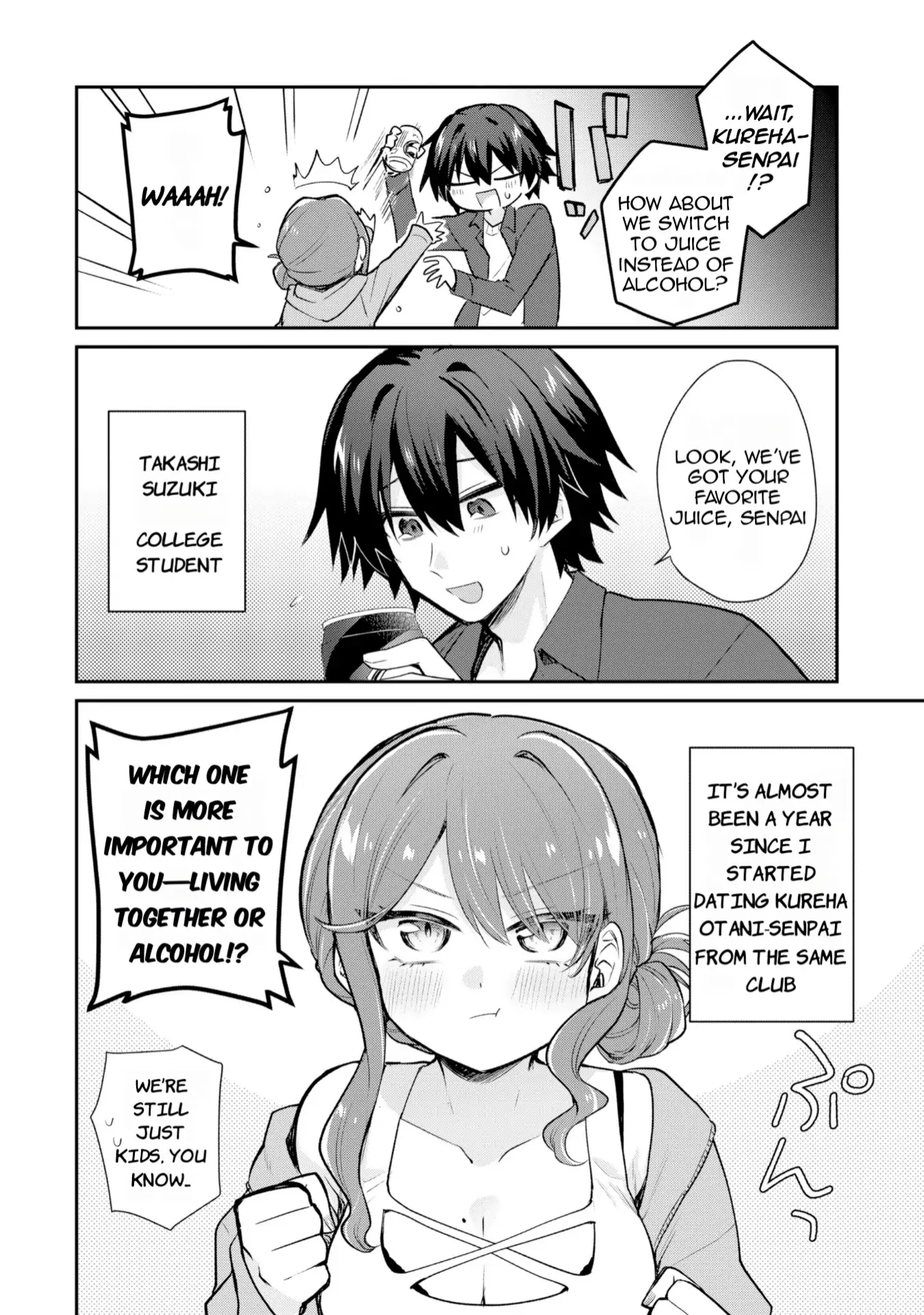 Sweet Cohabitation Romcom With My Senior Girlfriend and Alcohol Starts At Twenty Chapter 1 - page 5