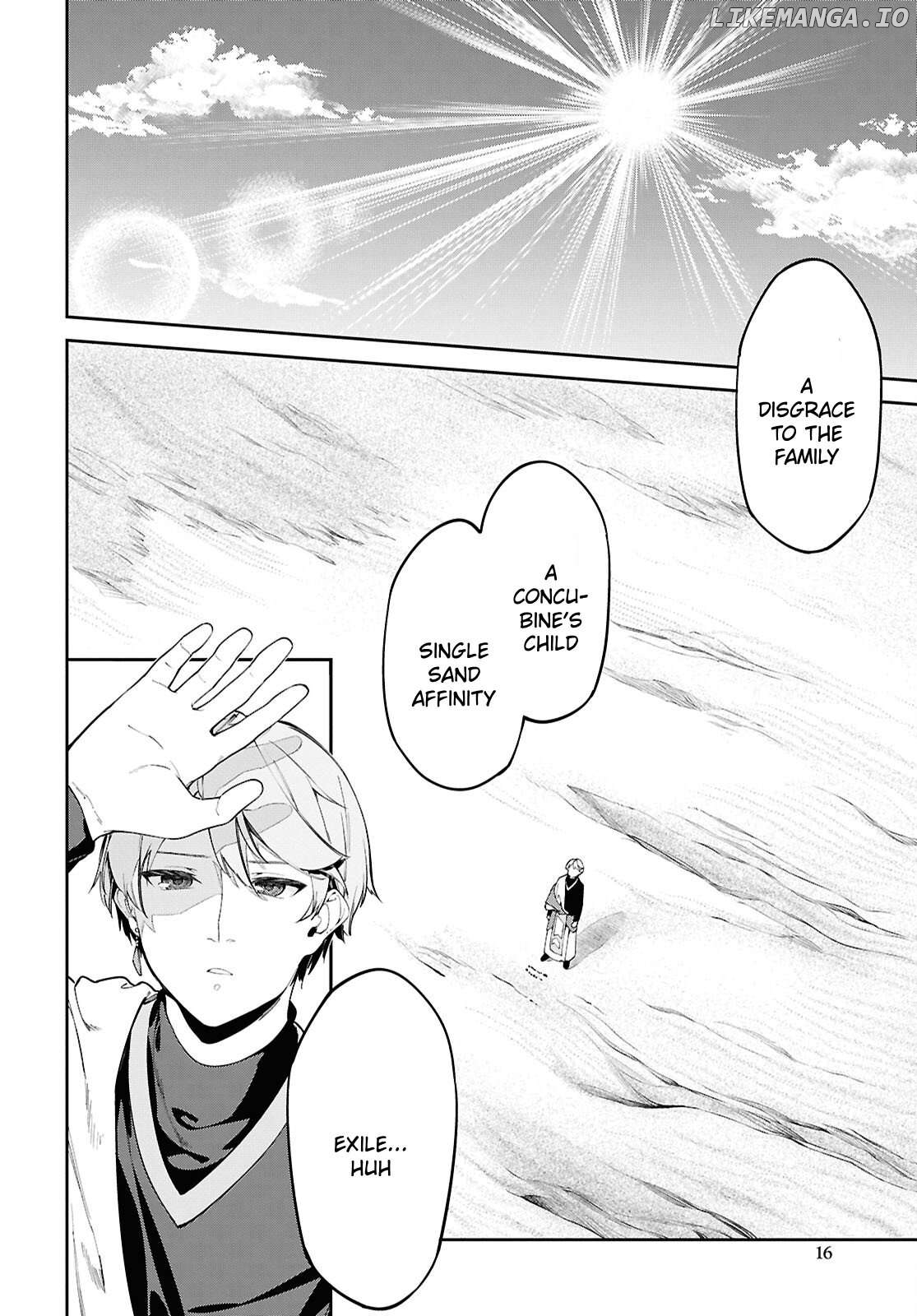 Suna Mahou de Suna no Oukoku wo Tsukurou: Sabaku ni Tsuihou Sareta kara Ganbatte Sokoku Ijou no Kokka wo Tatete Mita Chapter 1 - page 12