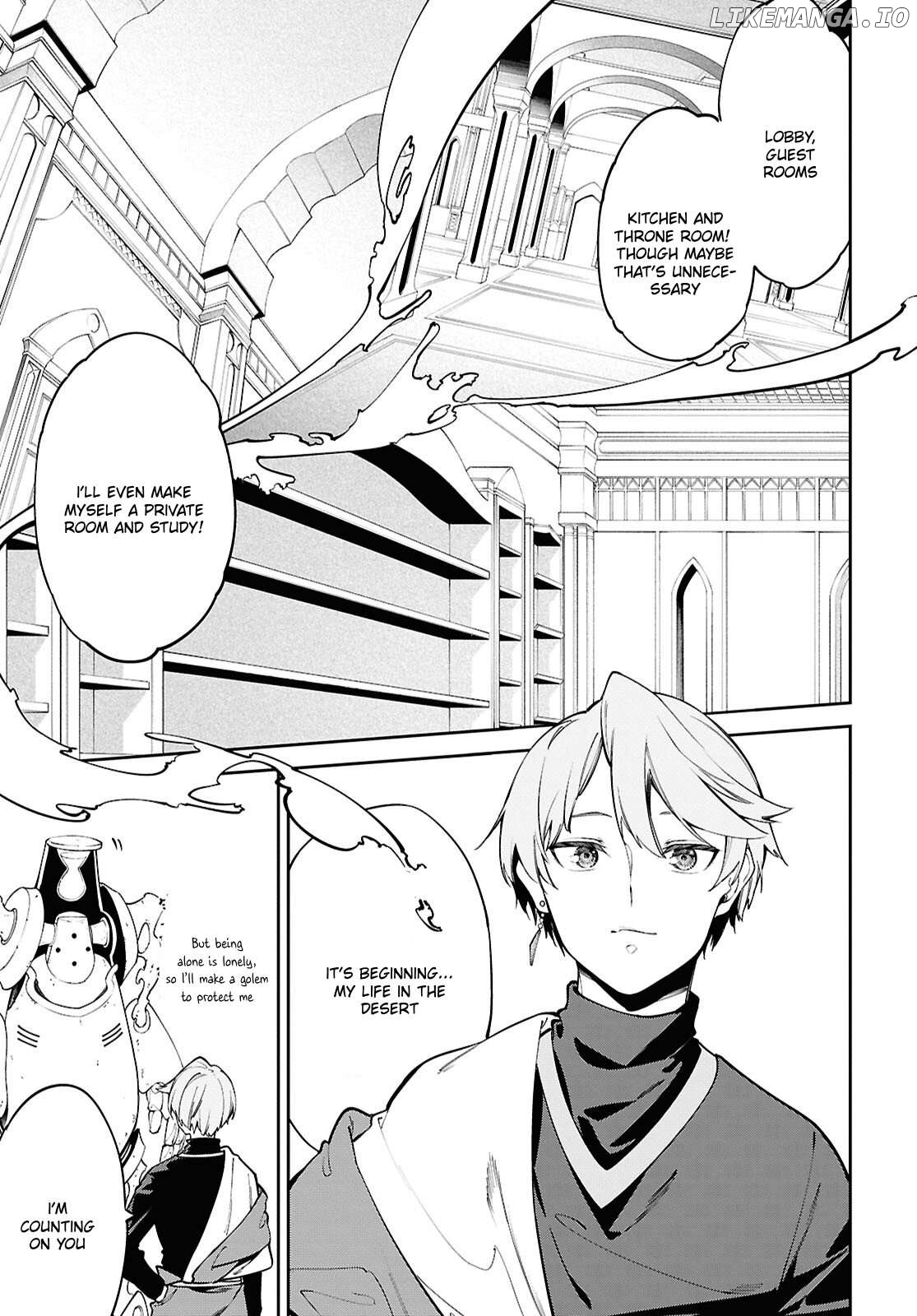 Suna Mahou de Suna no Oukoku wo Tsukurou: Sabaku ni Tsuihou Sareta kara Ganbatte Sokoku Ijou no Kokka wo Tatete Mita Chapter 1 - page 23