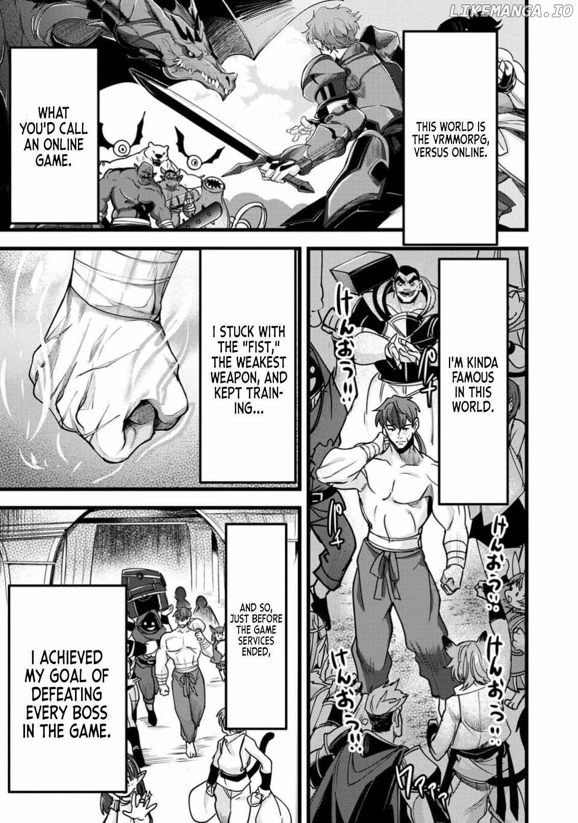 Reincarnation of the Online Game Addict ~ I Can’t Use the Overpowered Fists That Made Me the Fist King, so Now I Swing a Club for Eight Hours a Day Chapter 1 - page 10