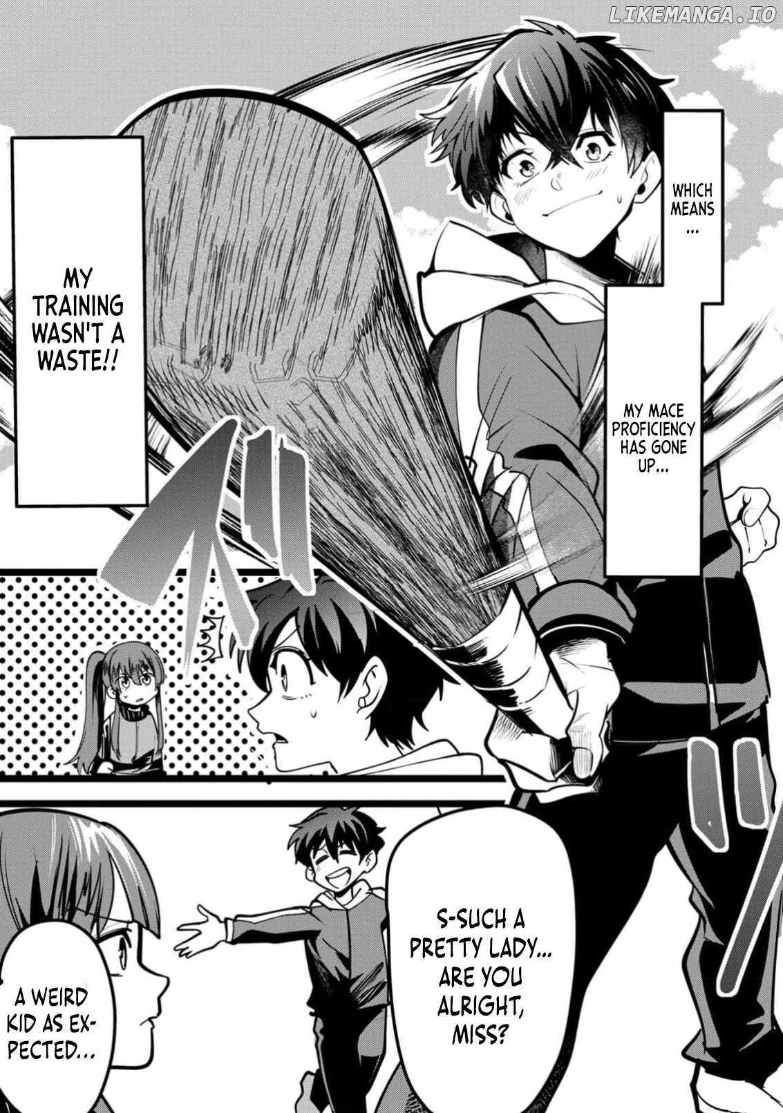 Reincarnation of the Online Game Addict ~ I Can’t Use the Overpowered Fists That Made Me the Fist King, so Now I Swing a Club for Eight Hours a Day Chapter 1 - page 52