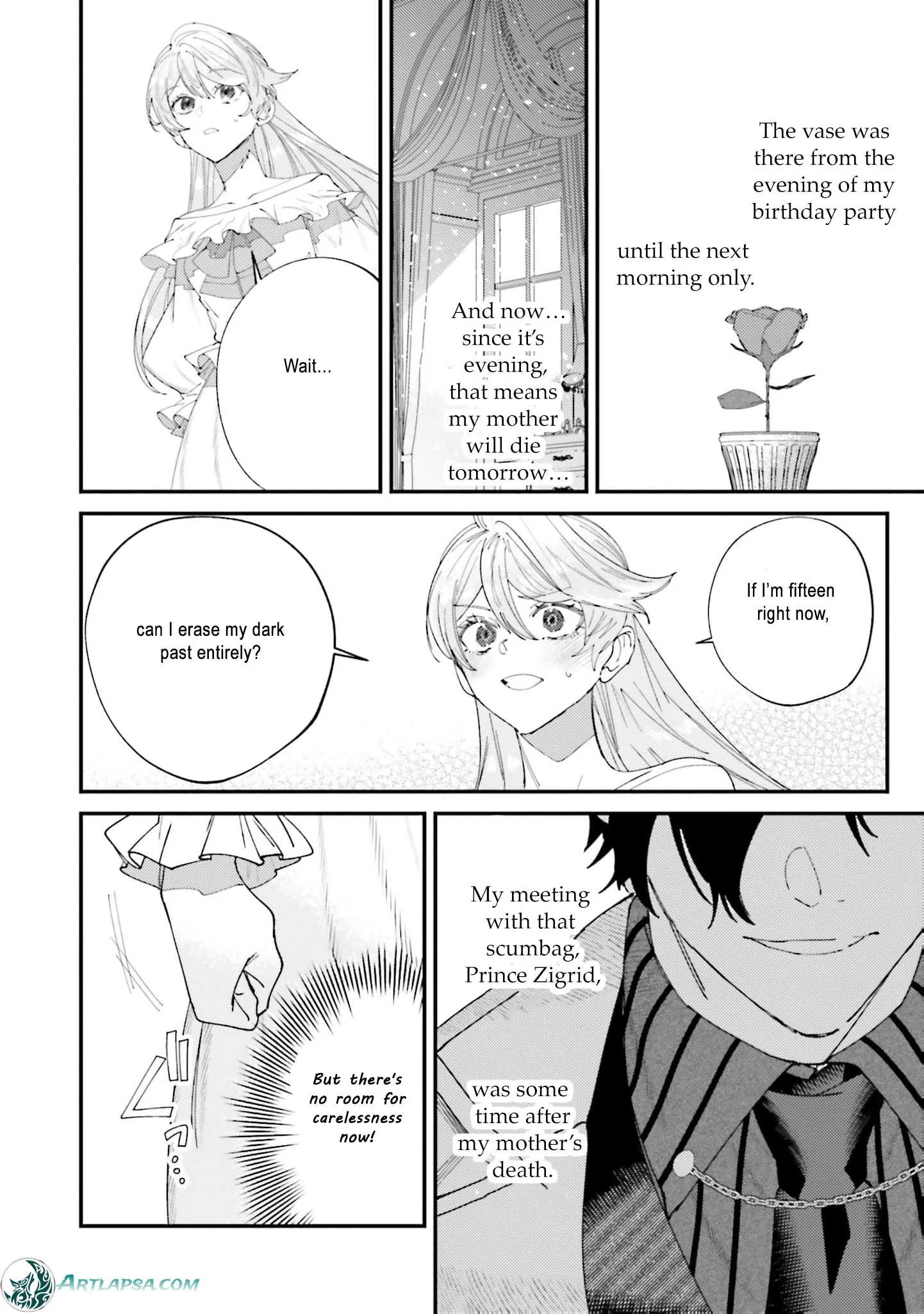 The Regressed Villainess Princess Rewrites Her Dark Past Chapter 1 - page 21