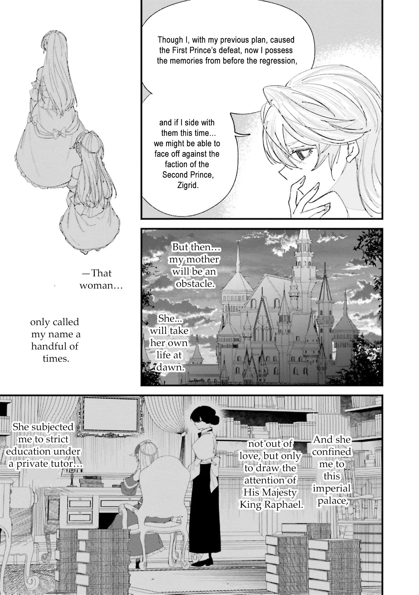 The Regressed Villainess Princess Rewrites Her Dark Past Chapter 1 - page 24