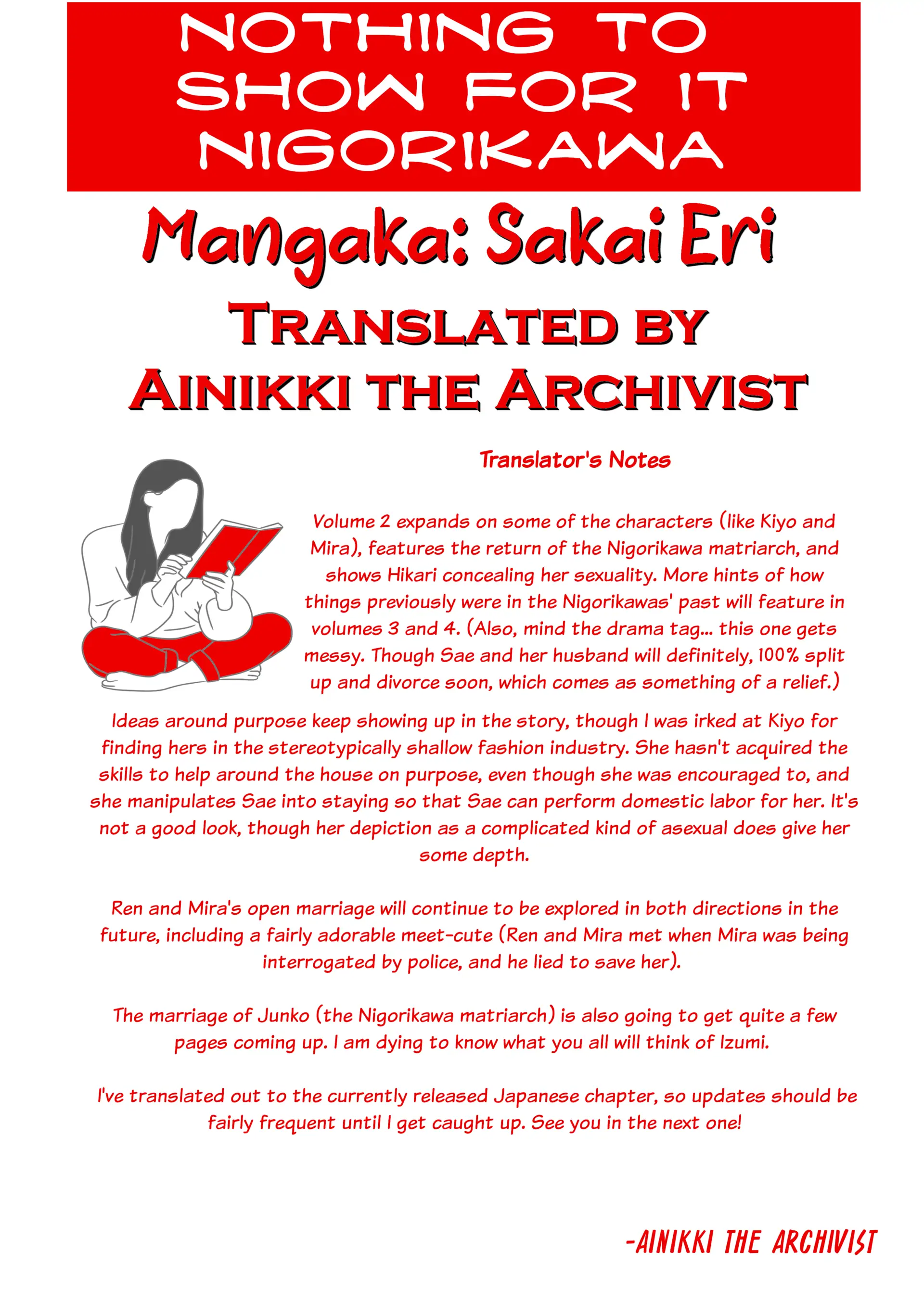 Nothing to Show for it Nigorikawa Chapter 6 - page 33